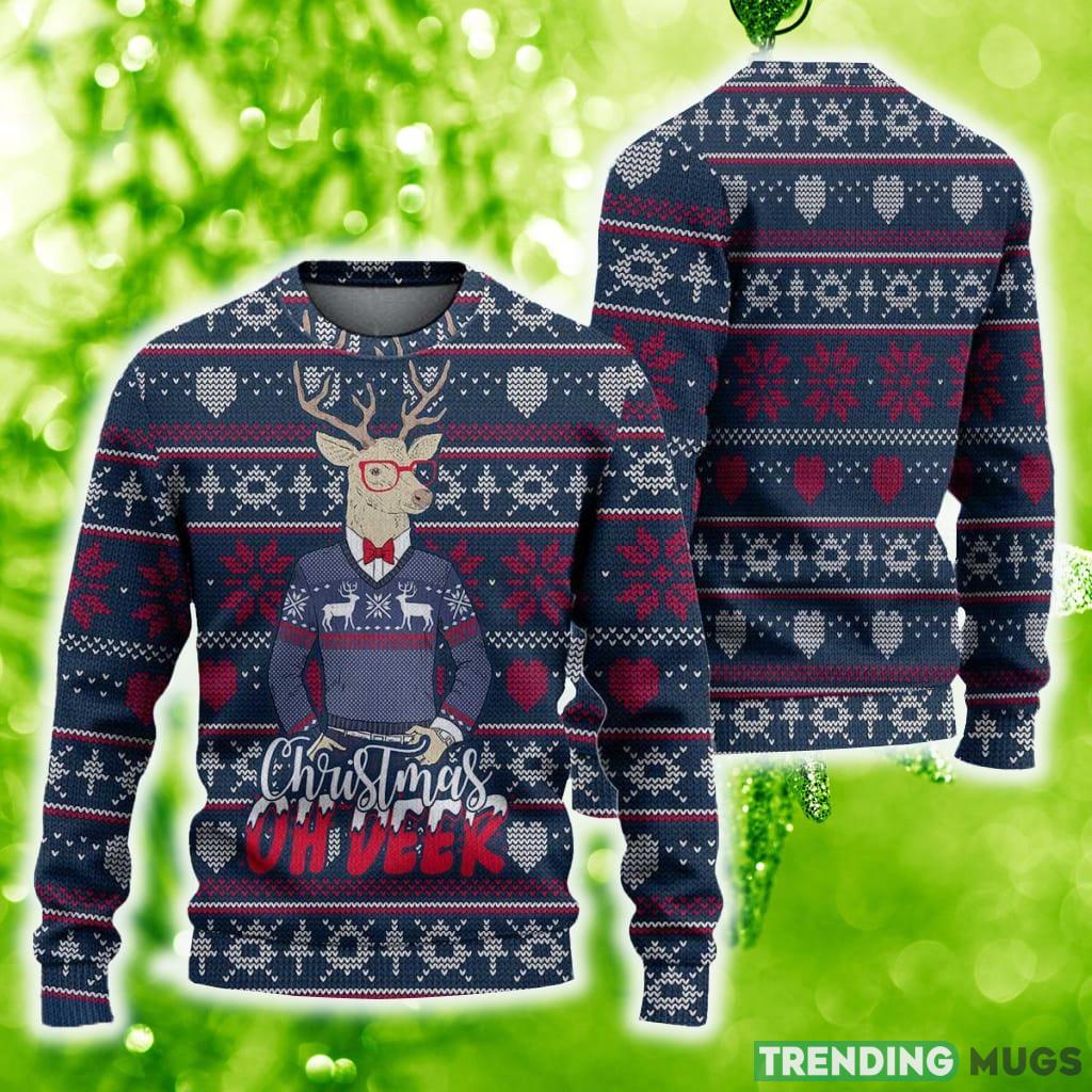 Oh Deer Ugly Christmas Sweater Knitted Gift For Men And Women - Oh Deer Ugly Christmas Sweater Knitted Gift For Men And Women Oh Deer Ugly Christmas Sweater Knitted Gift For Men And Women - Oh Deer Ugly Christmas Sweater Knitted Gift For Men And Women