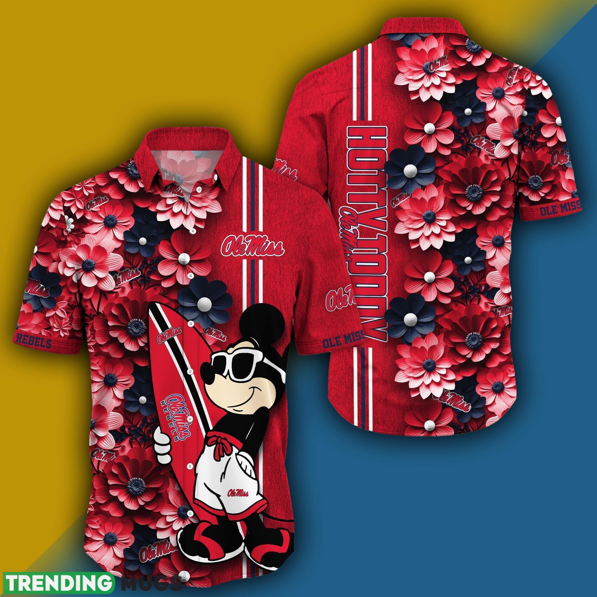 Ole Miss Rebels Aloha Mick Pattern Hawaiian Shirt For Fans - Ole Miss Rebels Aloha Mick Pattern Hawaiian Shirt Photo 2 Ole Miss Rebels Aloha Mick Pattern Hawaiian Shirt For Fans - Ole Miss Rebels Aloha Mick Pattern Hawaiian Shirt Photo 2
