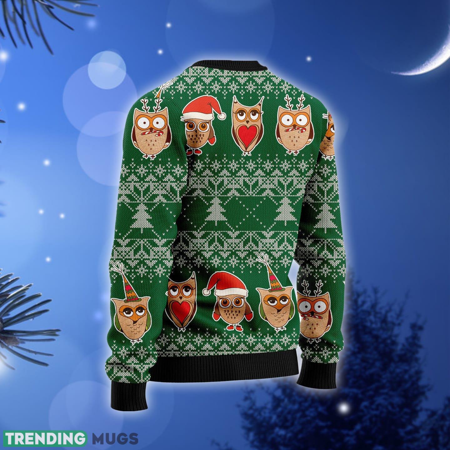 Owl Be Home For Ugly Christmas Sweater Gift Men Women 3D Sweater Owl Be Home For Ugly Christmas Sweater Gift Men Women 3D Sweater
