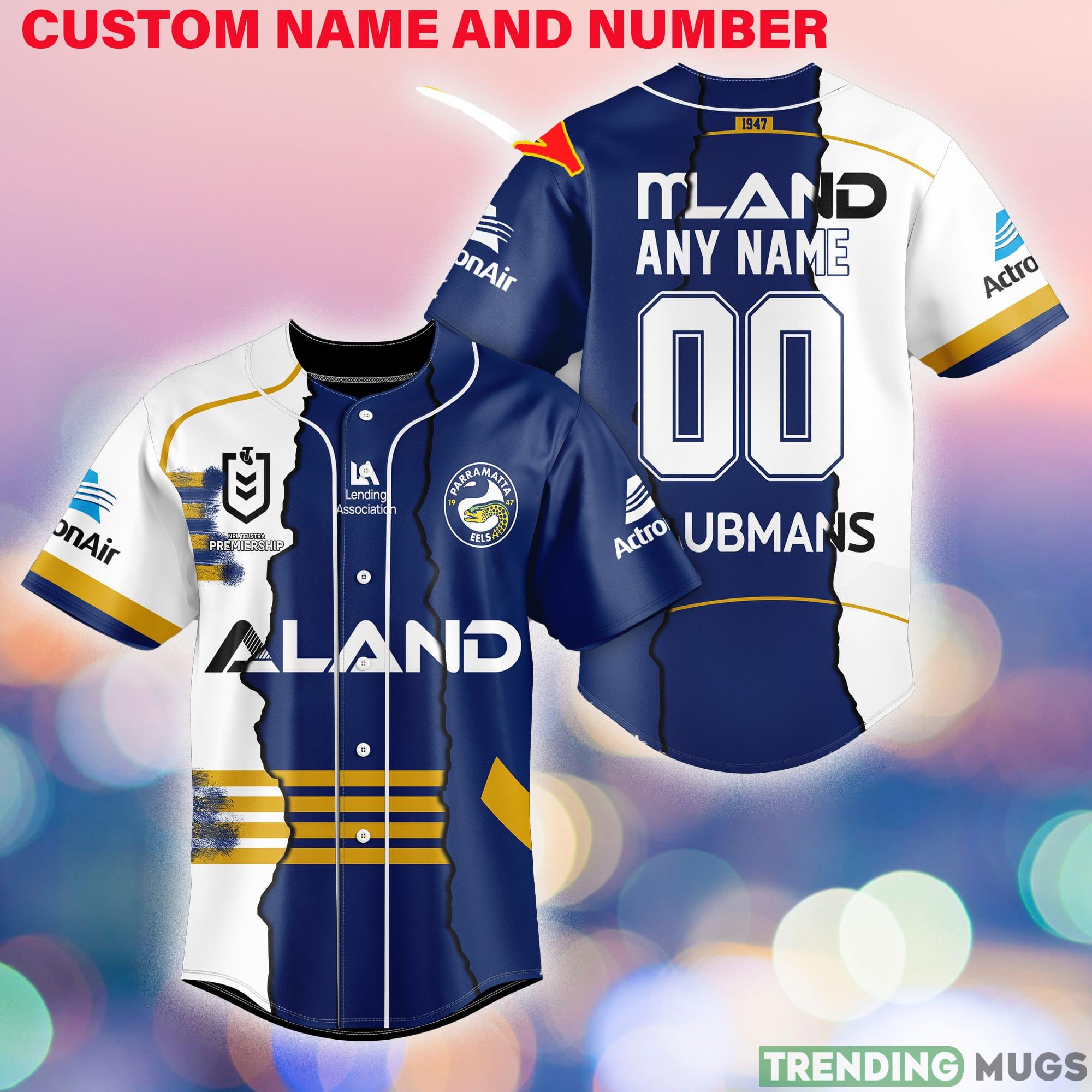 Parramatta Eels Custom Number And Name NRL Uniform Baseball Jersey Shirt Gift For Fans - Parramatta Eels CUSTOM NRL Uniform Baseball Jersey _1 Parramatta Eels Custom Number And Name NRL Uniform Baseball Jersey Shirt Gift For Fans - Parramatta Eels CUSTOM NRL Uniform Baseball Jersey _1