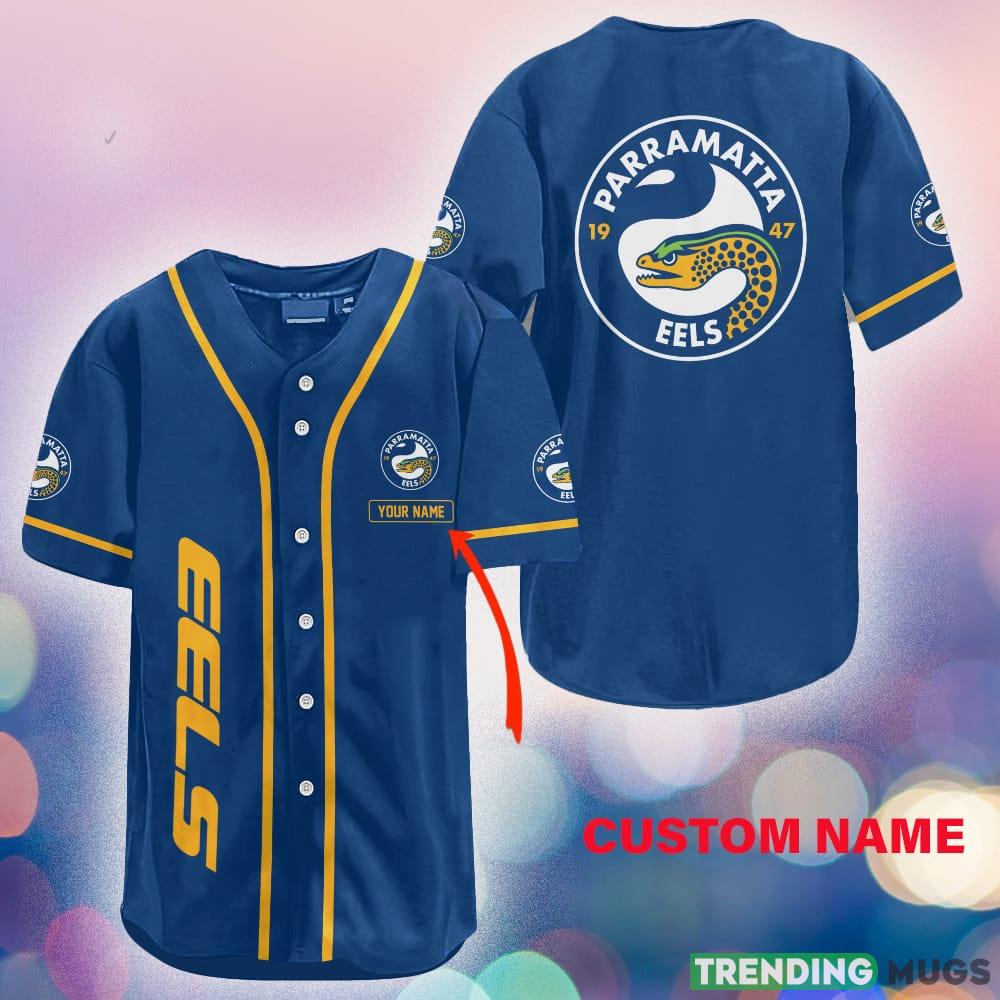 Parramatta Eels NRL Custom Name Baseball Jersey Shirt Gift For Fans - Parramatta Eels NRL Custom Name Baseball Jersey Shirt Gift For Fans Parramatta Eels NRL Custom Name Baseball Jersey Shirt Gift For Fans - Parramatta Eels NRL Custom Name Baseball Jersey Shirt Gift For Fans