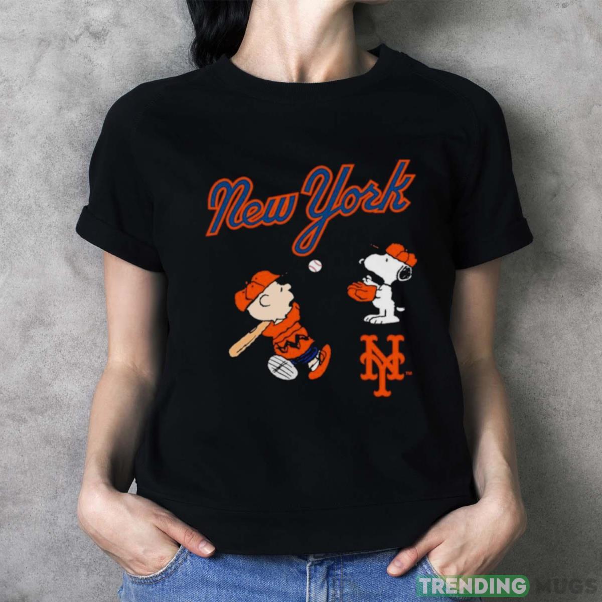 Peanuts Charlie Brown And Snoopy Playing Baseball New York Mets shirt Dark Shirt Peanuts Charlie Brown And Snoopy Playing Baseball New York Mets shirt Dark Shirt