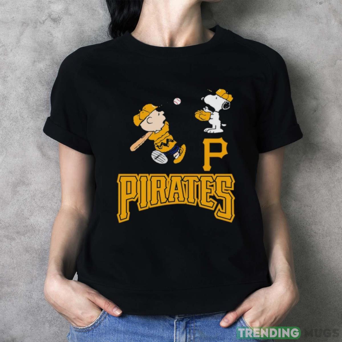 Peanuts Charlie Brown And Snoopy Playing Baseball Pittsburgh Pirates shirt Dark Shirt Peanuts Charlie Brown And Snoopy Playing Baseball Pittsburgh Pirates shirt Dark Shirt