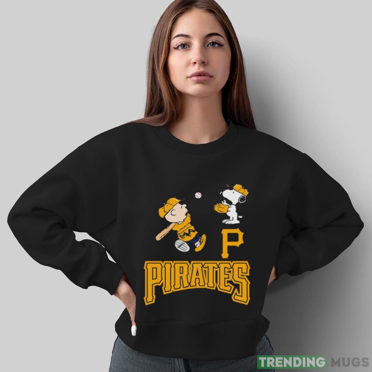 Peanuts Charlie Brown And Snoopy Playing Baseball Pittsburgh Pirates shirt Dark Shirt Peanuts Charlie Brown And Snoopy Playing Baseball Pittsburgh Pirates shirt Dark Shirt