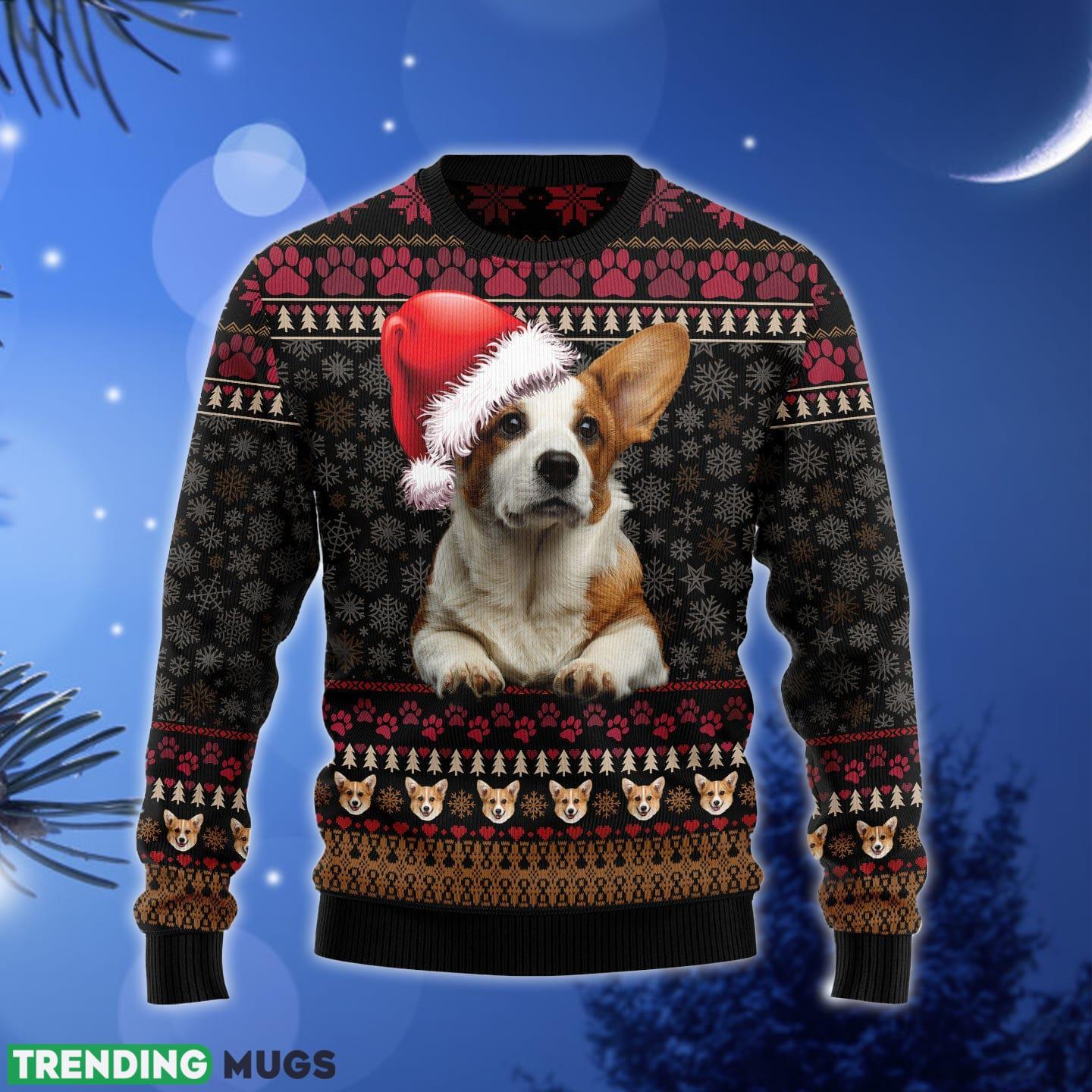 Pembroke Welsh Corgi Cozy Ugly Christmas Sweater Gift Men Women - Pembroke Welsh Corgi Christmas HZ112612 unisex womens & mens, couples matching, friends, funny family ugly christmas holiday sweater gifts (plus size available)_1 Pembroke Welsh Corgi Cozy Ugly Christmas Sweater Gift Men Women - Pembroke Welsh Corgi Christmas HZ112612 unisex womens & mens, couples matching, friends, funny family ugly christmas holiday sweater gifts (plus size available)_1