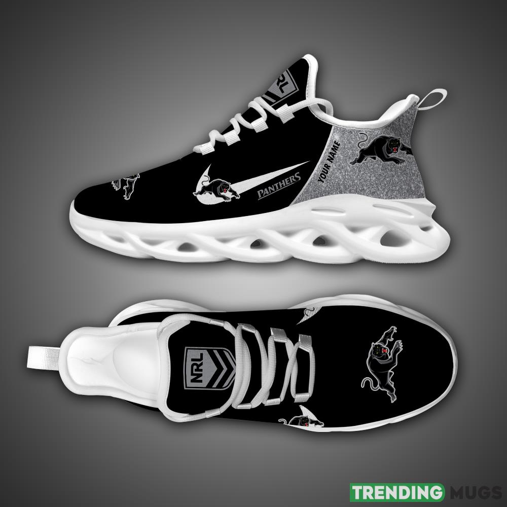 Penrith Panthers NRL Glitter Max Soul Shoes Custom Name Running Sneakers For Fans Gift Max Soul Penrith Panthers NRL Glitter Max Soul Shoes Custom Name Running Sneakers For Fans Gift Max Soul