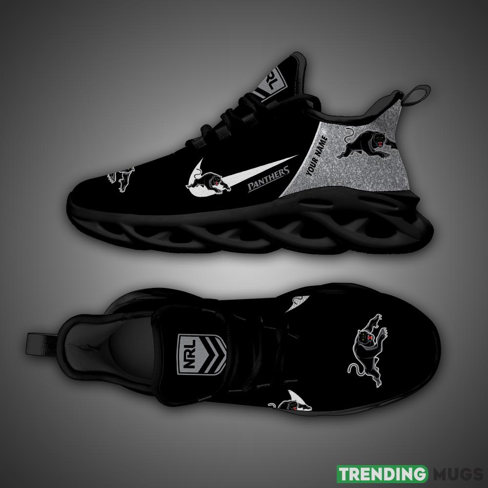 Penrith Panthers NRL Glitter Max Soul Shoes Custom Name Running Sneakers For Fans Gift Max Soul Penrith Panthers NRL Glitter Max Soul Shoes Custom Name Running Sneakers For Fans Gift Max Soul