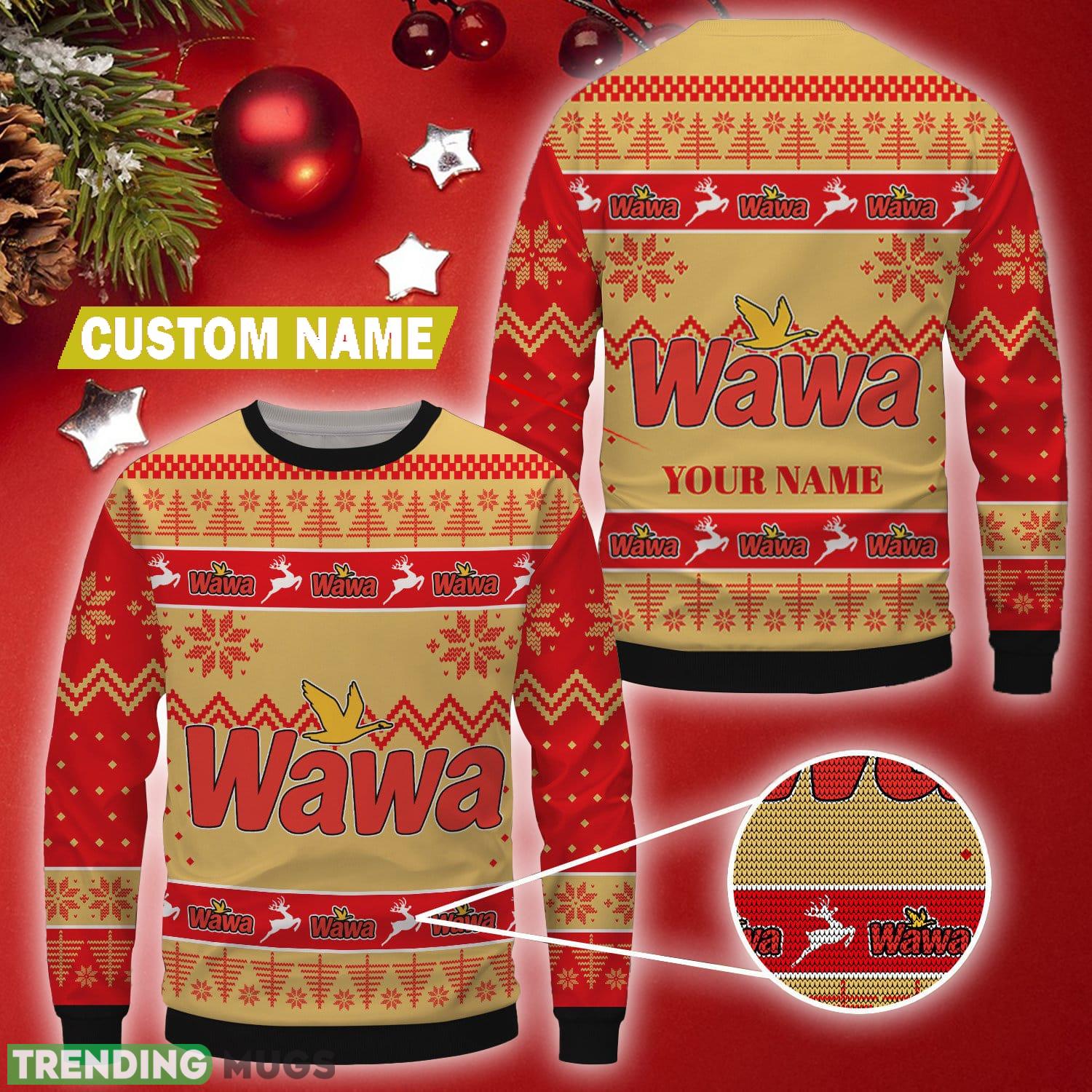 Personalized wawa Brand Logo Handmade Christmas Wool Sweater - Personalized wawa Brand Logo Handmade Christmas Wool Sweater Personalized wawa Brand Logo Handmade Christmas Wool Sweater - Personalized wawa Brand Logo Handmade Christmas Wool Sweater