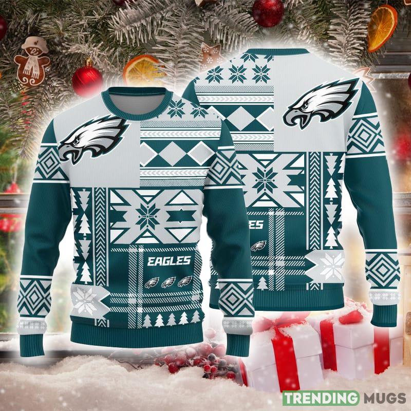 Philadelphia Eagles Christmas Snowflakes Pattern Knitted Ugly Christmas Sweater AOP Gift For Men And Women - Philadelphia Eagles Christmas Snowflakes Pattern Knitted Ugly Christmas Sweater AOP Gift For Men And Women Philadelphia Eagles Christmas Snowflakes Pattern Knitted Ugly Christmas Sweater AOP Gift For Men And Women - Philadelphia Eagles Christmas Snowflakes Pattern Knitted Ugly Christmas Sweater AOP Gift For Men And Women