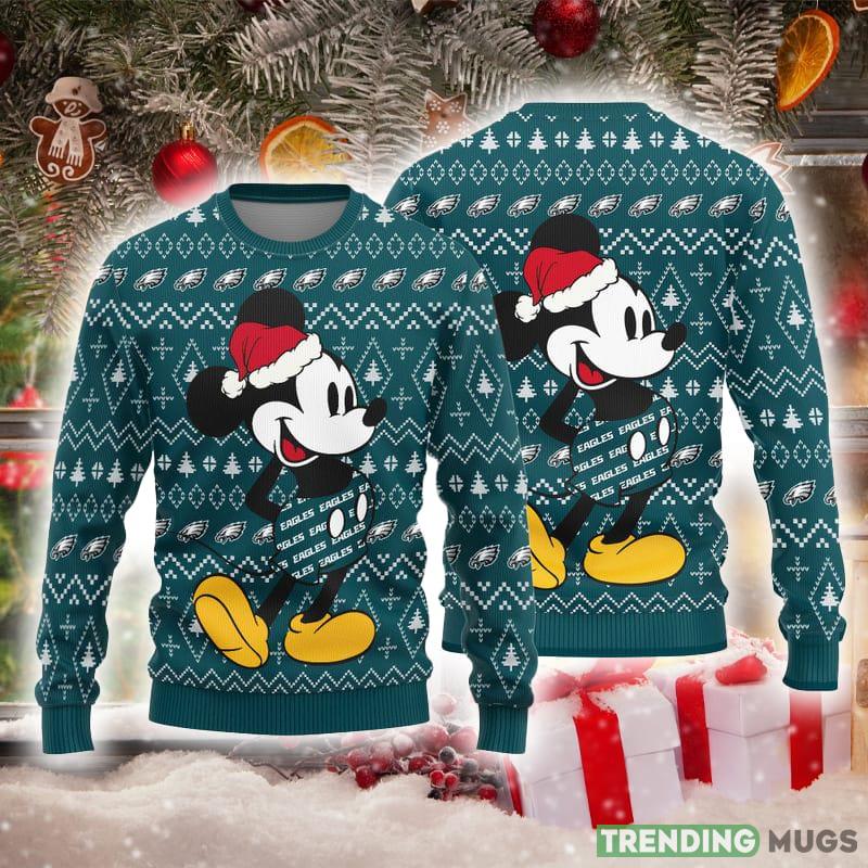 Philadelphia Eagles Mick Mouse Christmas Pattern Knitted Ugly Christmas Sweater AOP Gift For Men And Women - Philadelphia Eagles Mick Mouse Christmas Pattern Knitted Ugly Christmas Sweater AOP Gift For Men And Women Philadelphia Eagles Mick Mouse Christmas Pattern Knitted Ugly Christmas Sweater AOP Gift For Men And Women - Philadelphia Eagles Mick Mouse Christmas Pattern Knitted Ugly Christmas Sweater AOP Gift For Men And Women