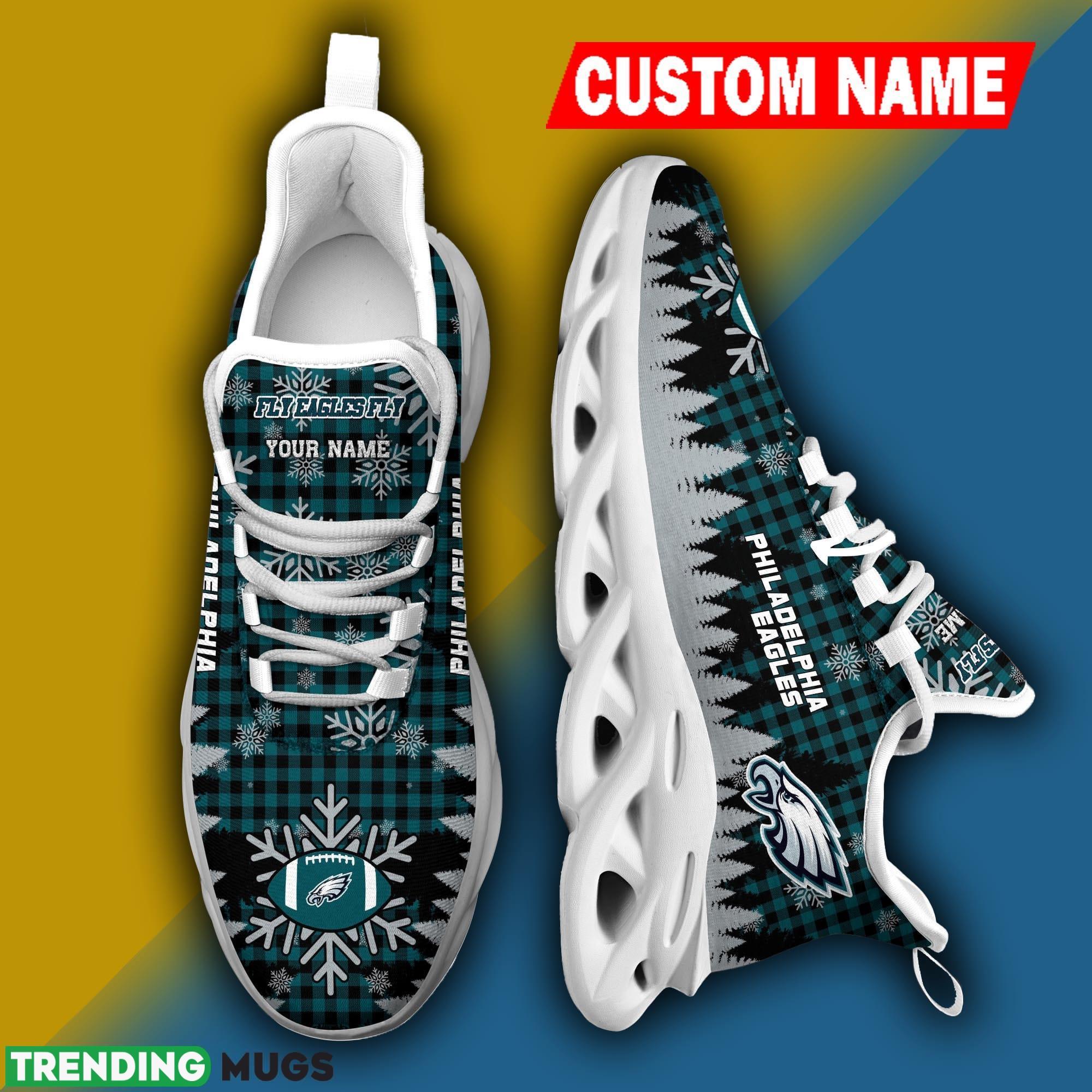 Philadelphia Eagles NFL Christmas Sneakers Athletic Personalized Max Soul Shoes Max Soul Philadelphia Eagles NFL Christmas Sneakers Athletic Personalized Max Soul Shoes Max Soul