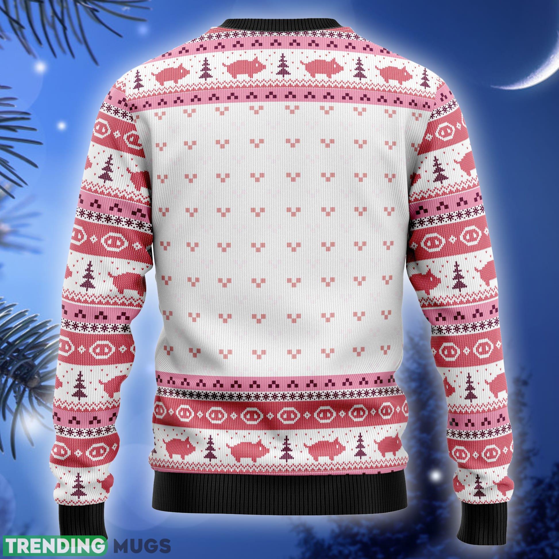 Pig Overflows Ugly Christmas Sweater Thankgiving Gift Men Women 3D Sweater Pig Overflows Ugly Christmas Sweater Thankgiving Gift Men Women 3D Sweater