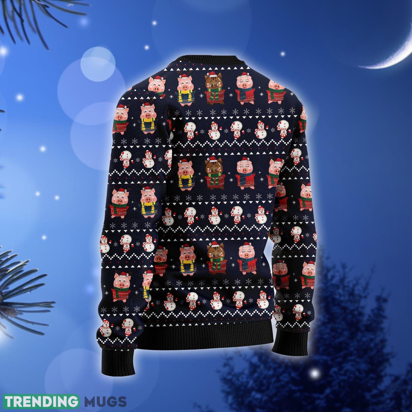 Pigs Cute Ugly Christmas Sweater Gift Men Women 3D Sweater Pigs Cute Ugly Christmas Sweater Gift Men Women 3D Sweater