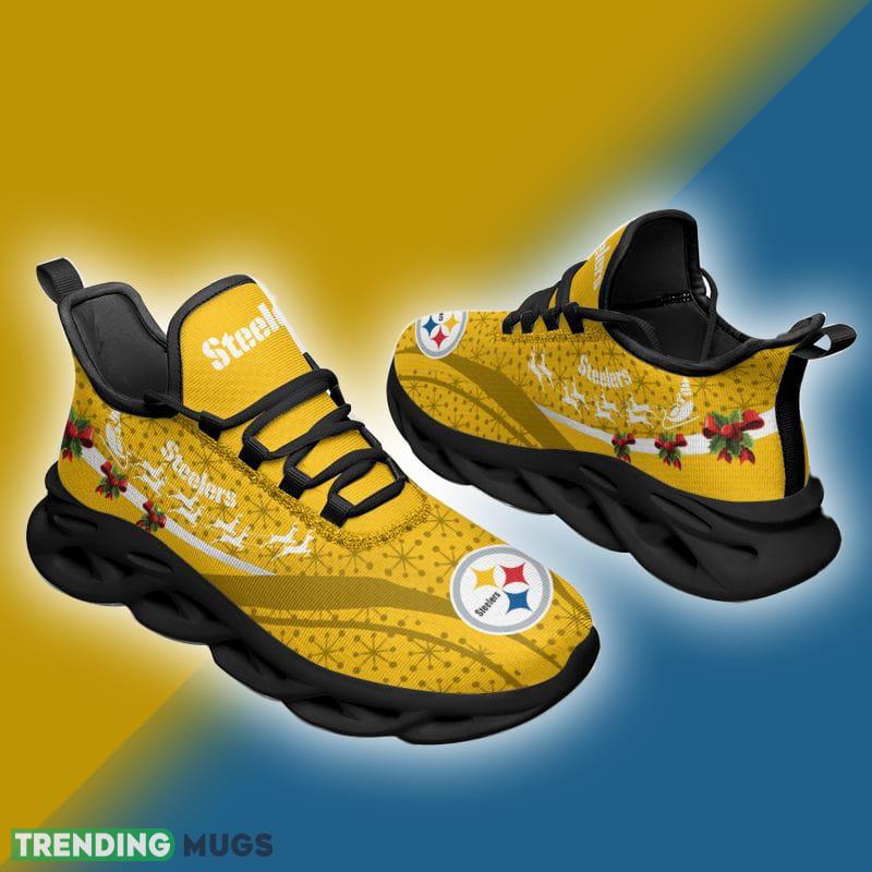 Pittsburgh Steelers Christmas Pattern Max Soul Shoes Motif Christmas Sneakers - Pittsburgh Steelers Christmas Pattern Max Soul Shoes Christmas Sneakers Photo 7 Pittsburgh Steelers Christmas Pattern Max Soul Shoes Motif Christmas Sneakers - Pittsburgh Steelers Christmas Pattern Max Soul Shoes Christmas Sneakers Photo 7