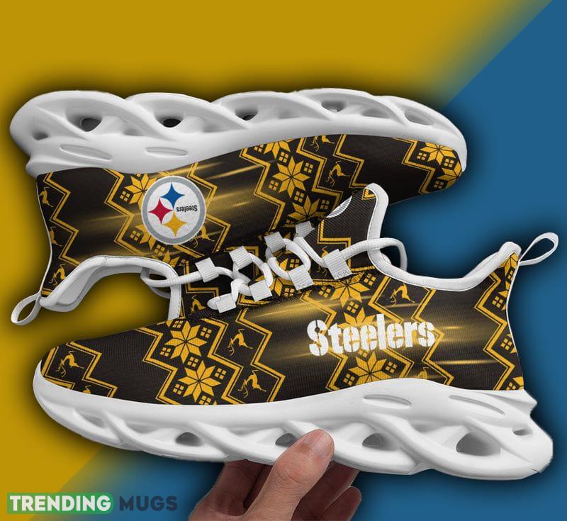 Pittsburgh Steelers Xmas Pattern Max Soul Shoes Insignia Christmas Sneakers Max Soul Pittsburgh Steelers Xmas Pattern Max Soul Shoes Insignia Christmas Sneakers Max Soul