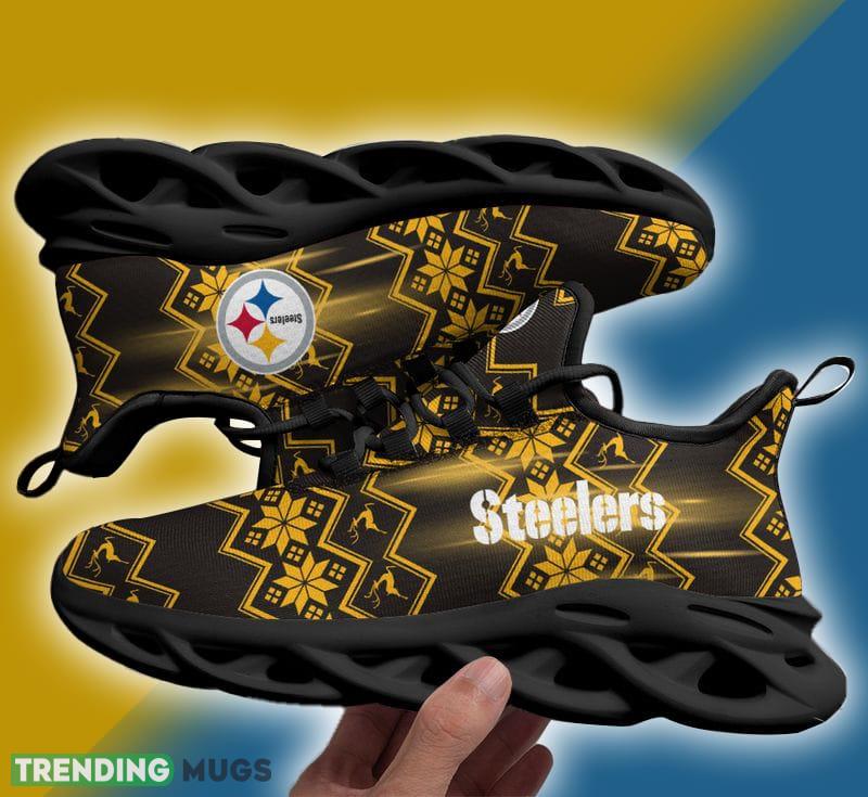 Pittsburgh Steelers Xmas Pattern Max Soul Shoes Insignia Christmas Sneakers - Pittsburgh Steelers Xmas Pattern Max Soul Shoes Christmas Sneakers Photo 6 Pittsburgh Steelers Xmas Pattern Max Soul Shoes Insignia Christmas Sneakers - Pittsburgh Steelers Xmas Pattern Max Soul Shoes Christmas Sneakers Photo 6