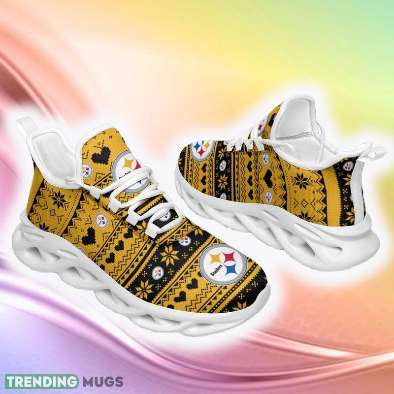 Pittsburgh Steelerss Ugly Christmas Snow Flowers Yellow Color Sneakers Max Soul Shoes For Fans Gift - Pittsburgh Steelers Exotic Christmas Red Sneakers Max Soul Shoes For Fans Gift Pittsburgh Steelerss Ugly Christmas Snow Flowers Yellow Color Sneakers Max Soul Shoes For Fans Gift - Pittsburgh Steelers Exotic Christmas Red Sneakers Max Soul Shoes For Fans Gift