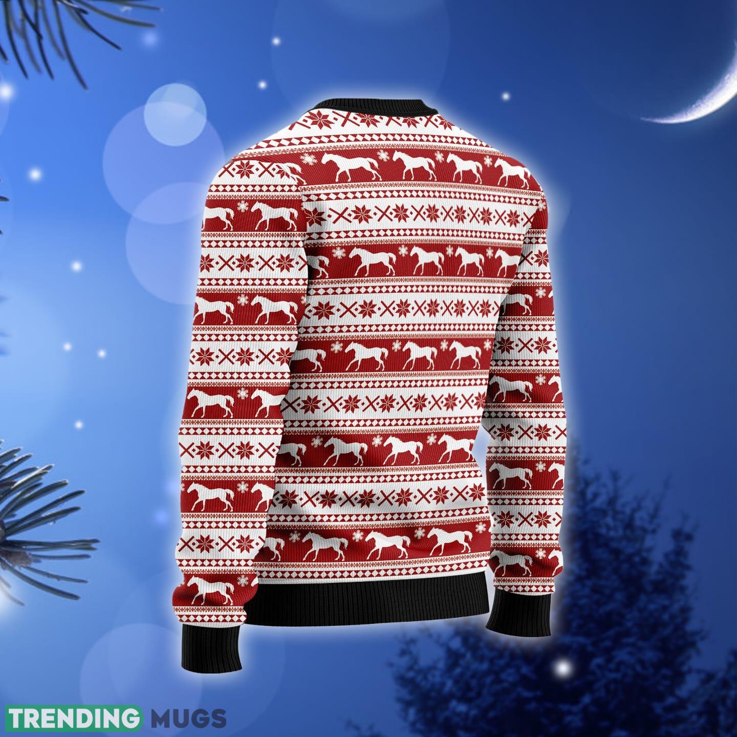 Plaid Pattern Horse horse lover Ugly Christmas Sweater Gift Men Women 3D Sweater Plaid Pattern Horse horse lover Ugly Christmas Sweater Gift Men Women 3D Sweater