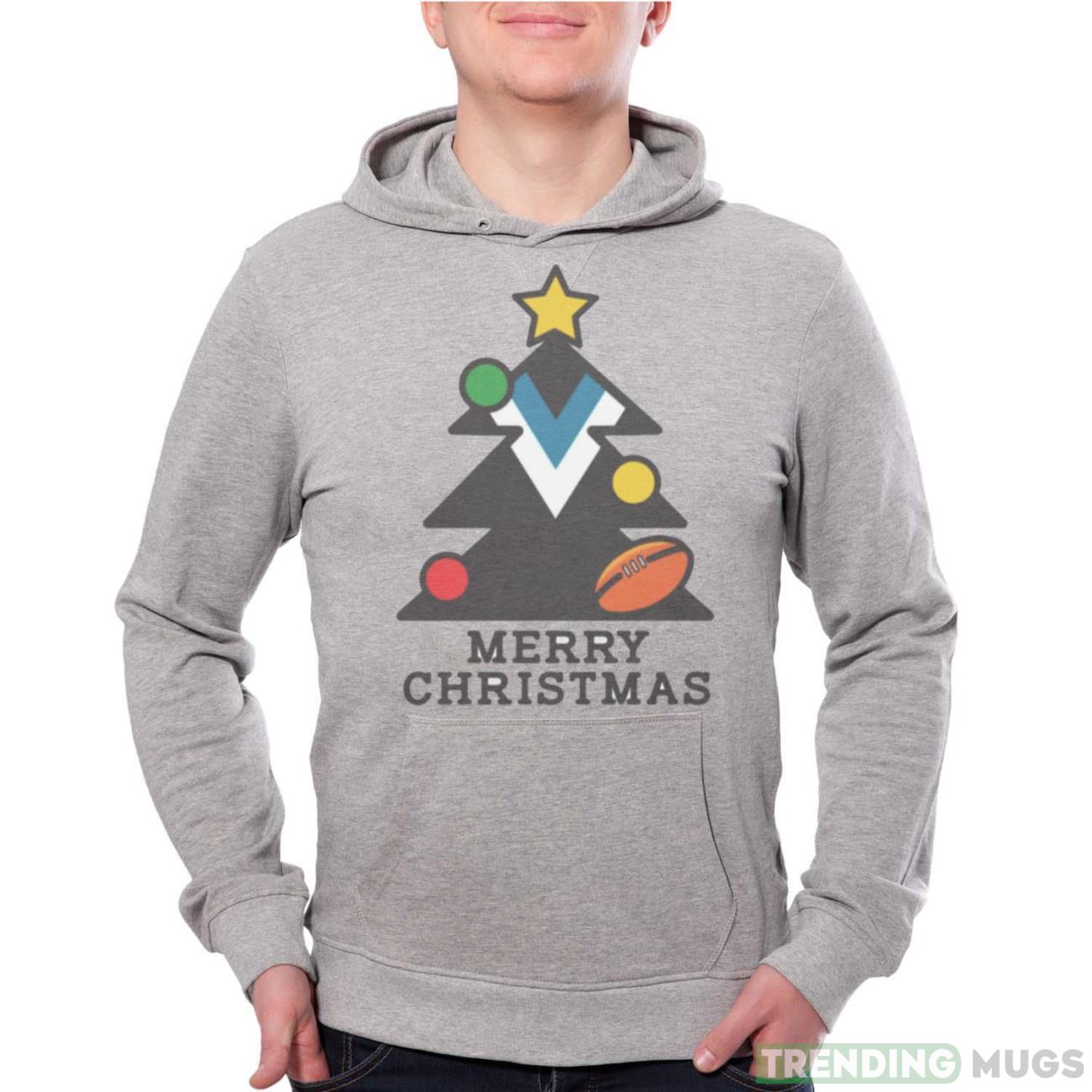 Port Adelaide Christmas shirt - Grey Unisex Hoodie Port Adelaide Christmas shirt - Grey Unisex Hoodie