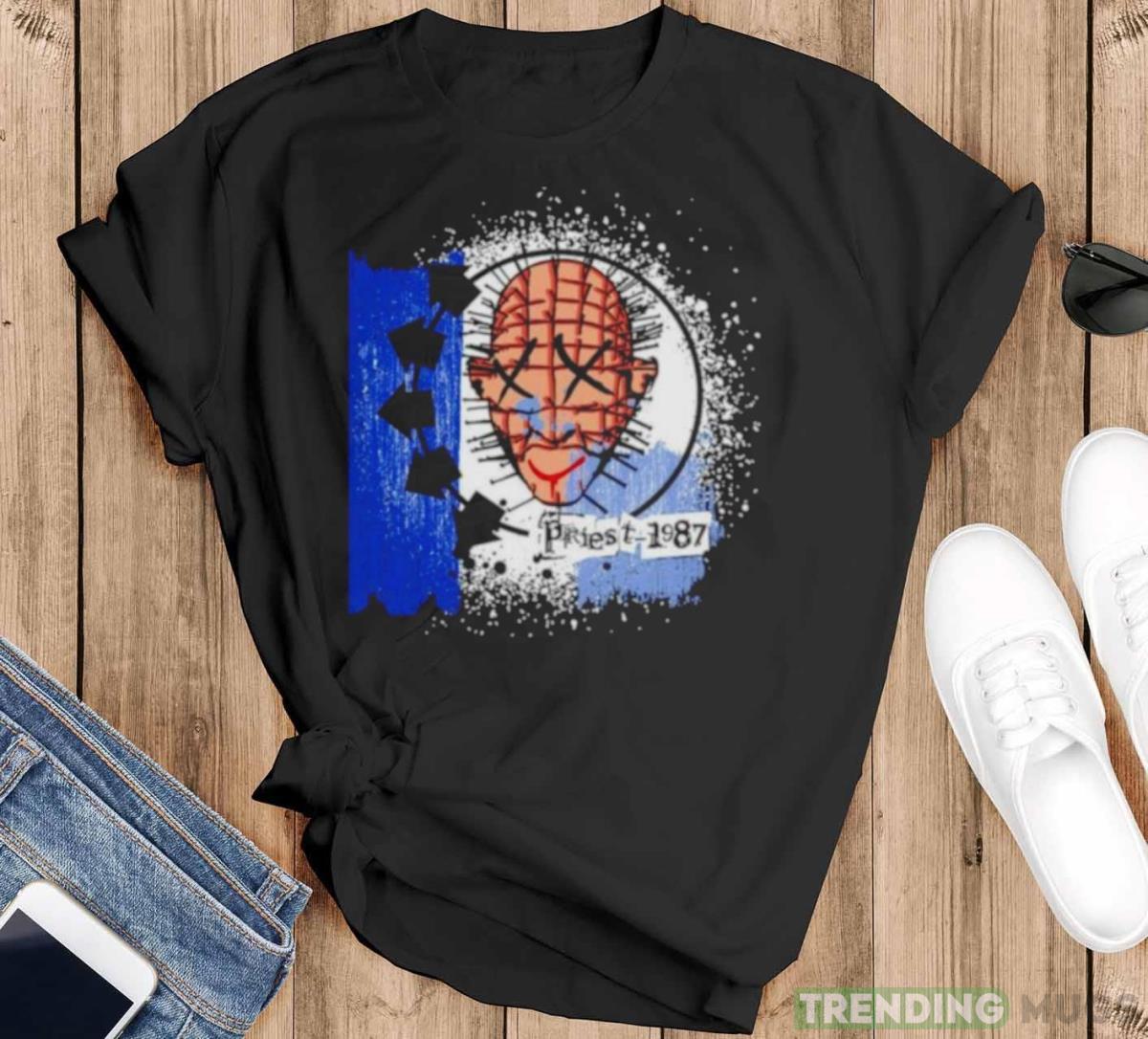 Priest 1987 Shirt - Black T-Shirt Priest 1987 Shirt - Black T-Shirt