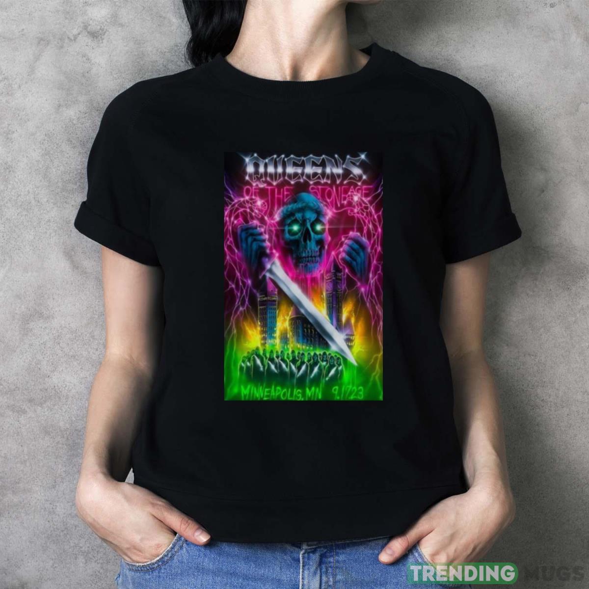 Queens Of The Stone Age The Armory Minneapolis Mn September 17 2023 T shirt Dark Shirt Queens Of The Stone Age The Armory Minneapolis Mn September 17 2023 T shirt Dark Shirt