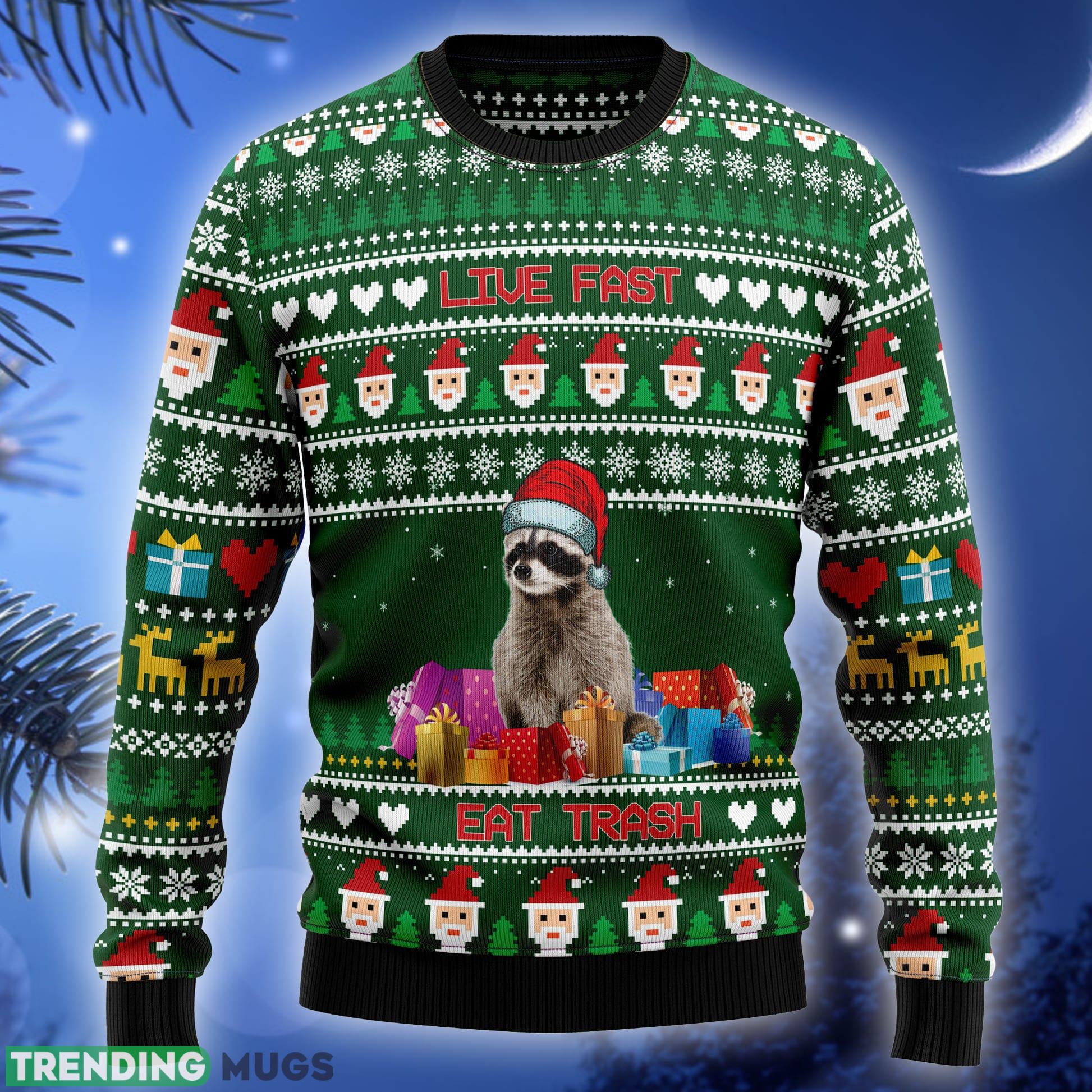 Raccoon Eat Trash Ugly Christmas Sweater Thankgiving Gift Men Women - Raccoon Eat Trash Ugly Christmas Sweater Thankgiving Gift Men Women_1 Raccoon Eat Trash Ugly Christmas Sweater Thankgiving Gift Men Women - Raccoon Eat Trash Ugly Christmas Sweater Thankgiving Gift Men Women_1