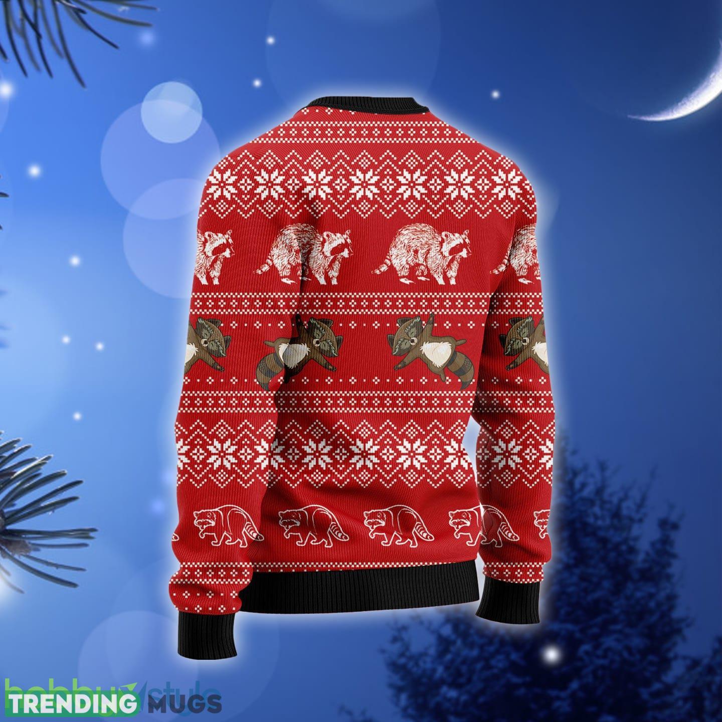 Raccoon We Wish You A Trashy Ugly Christmas Sweater Gift Men Women 3D Sweater Raccoon We Wish You A Trashy Ugly Christmas Sweater Gift Men Women 3D Sweater