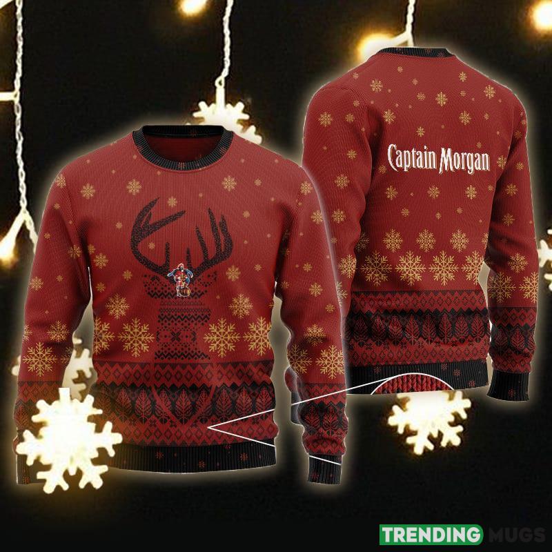Red Captain Morgan Reindeer Snowy Ugly Christmas Sweater Gift For Men Women - Red Captain Morgan Reindeer Snowy Ugly Christmas Sweater Gift Men Women Red Captain Morgan Reindeer Snowy Ugly Christmas Sweater Gift For Men Women - Red Captain Morgan Reindeer Snowy Ugly Christmas Sweater Gift Men Women