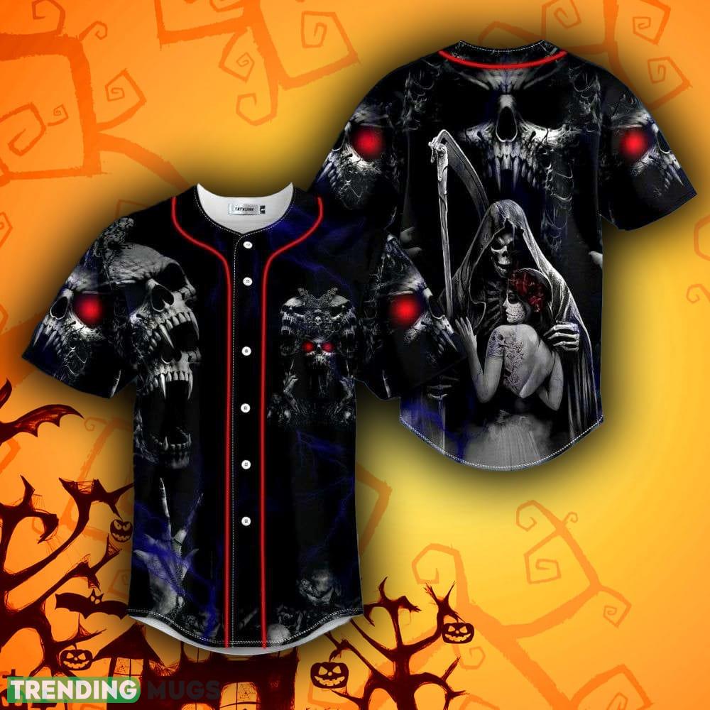 Red Neckline Dead Kiss Halloween Skull Baseball Jersey Shirt Gift Men Women - Red Neckline Dead Kiss Halloween Skull Baseball Jersey Shirt Gift Men Women Red Neckline Dead Kiss Halloween Skull Baseball Jersey Shirt Gift Men Women - Red Neckline Dead Kiss Halloween Skull Baseball Jersey Shirt Gift Men Women