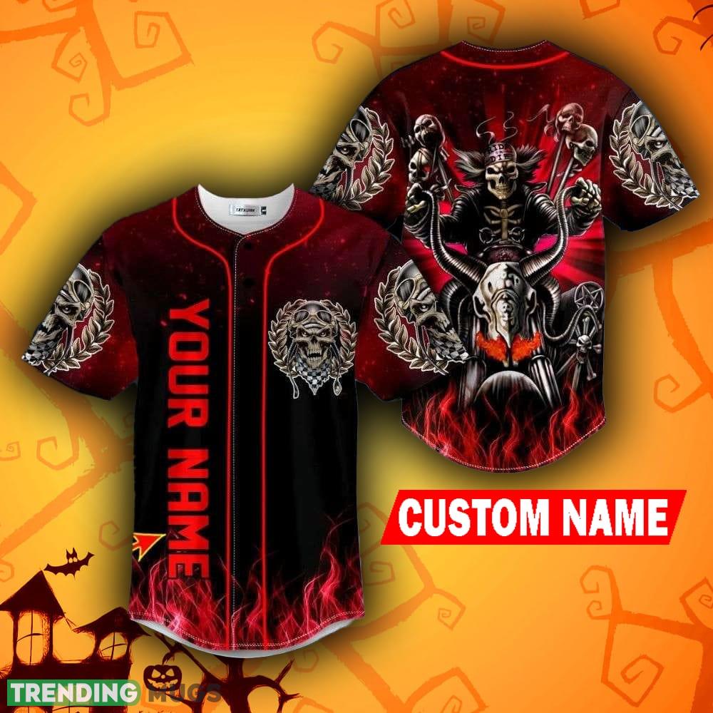 Red The Hunt Ghost Racer Halloween Skull Baseball Jersey Shirt Custom Name - Red The Hunt Ghost Racer Halloween Skull Baseball Jersey Shirt Custom Name Red The Hunt Ghost Racer Halloween Skull Baseball Jersey Shirt Custom Name - Red The Hunt Ghost Racer Halloween Skull Baseball Jersey Shirt Custom Name
