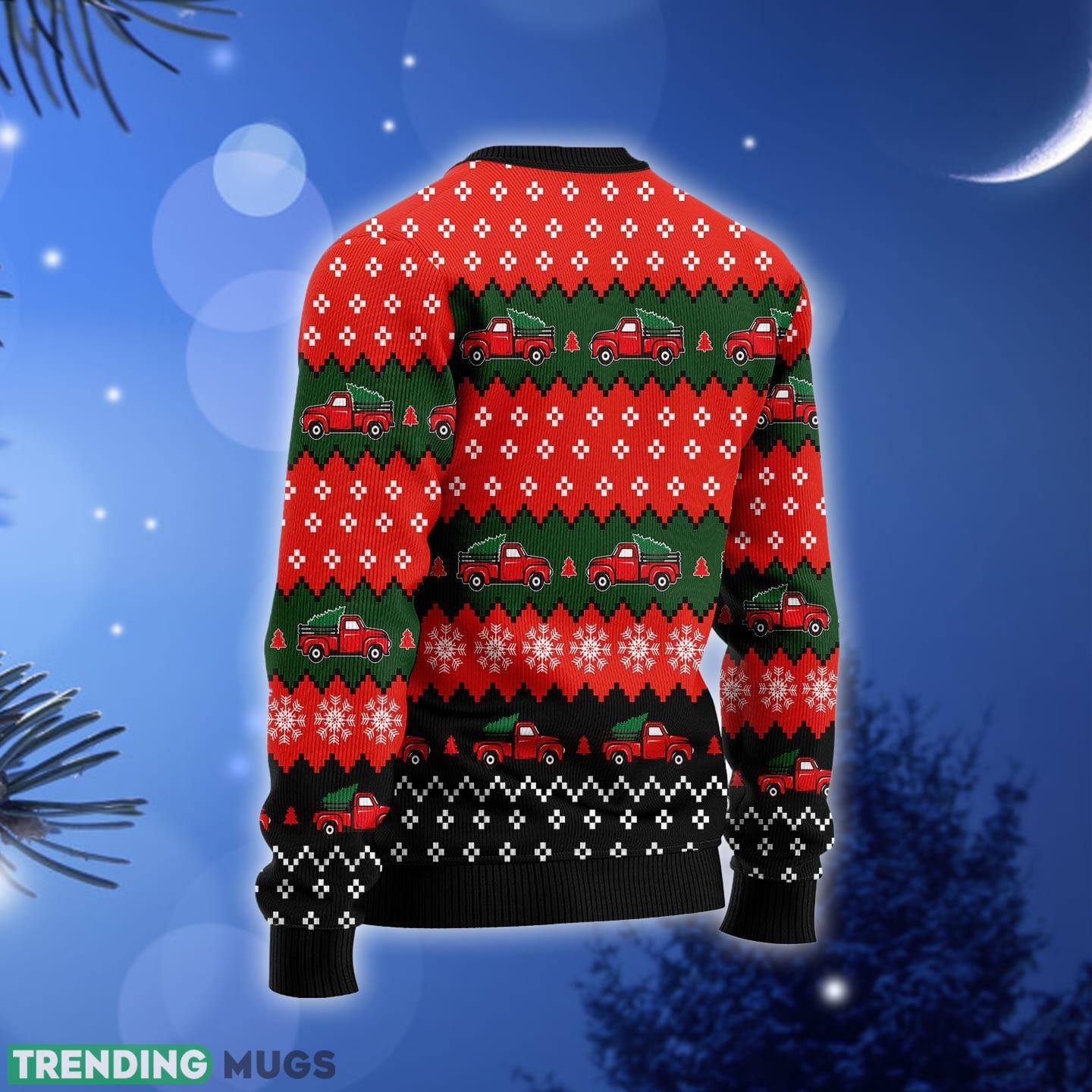 Red Truck Ugly Christmas Sweater Gift Men Women 3D Sweater Red Truck Ugly Christmas Sweater Gift Men Women 3D Sweater