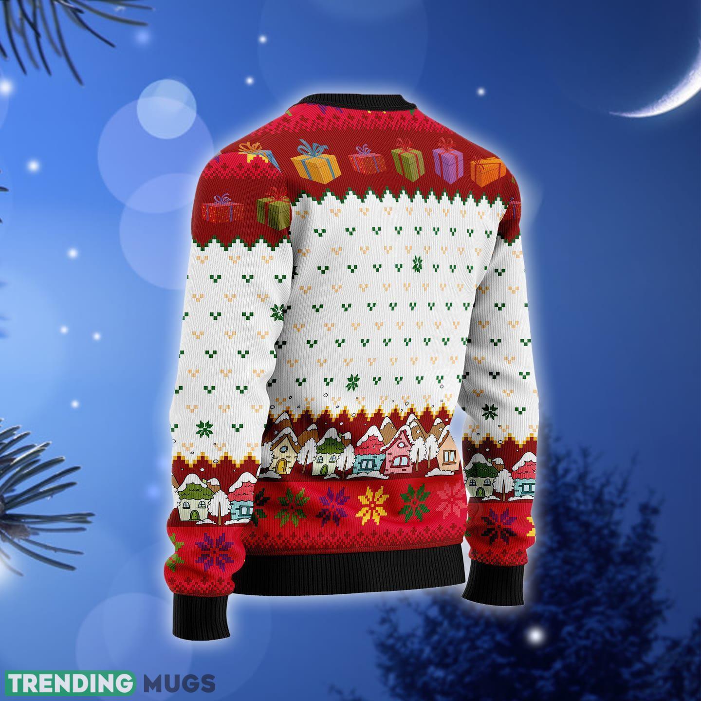 Reindeer And Santa Claus Ugly Christmas Sweater Gift Men Women 3D Sweater Reindeer And Santa Claus Ugly Christmas Sweater Gift Men Women 3D Sweater