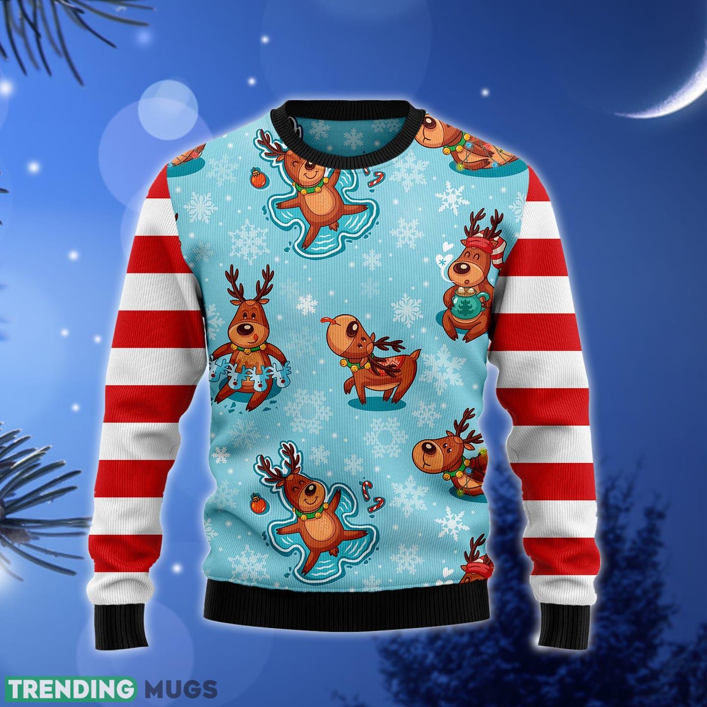 Reindeer Cute Ugly Christmas Sweater Gift Men Women - Reindeer Cute Ugly Christmas Sweater Gift Men Women_1 Reindeer Cute Ugly Christmas Sweater Gift Men Women - Reindeer Cute Ugly Christmas Sweater Gift Men Women_1