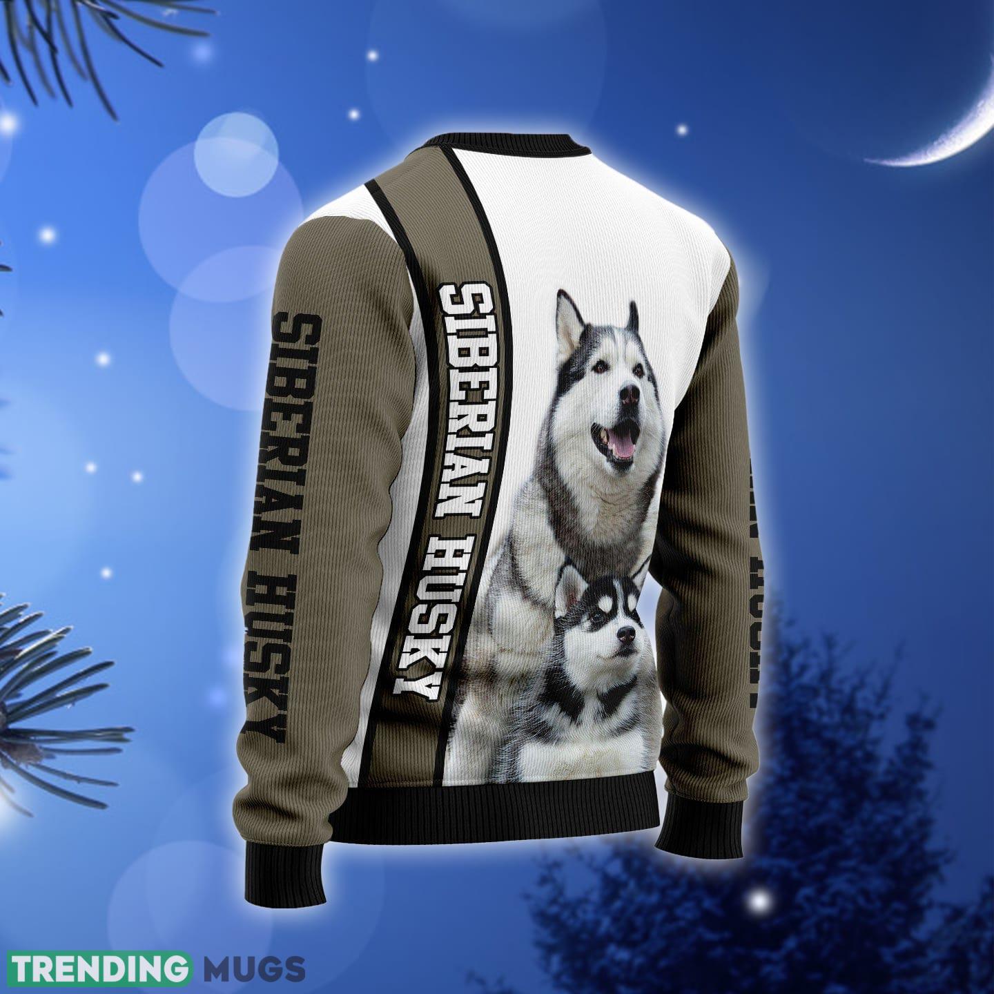 Rescued Siberian Husky Ugly Christmas Sweater Gift Men Women 3D Sweater Rescued Siberian Husky Ugly Christmas Sweater Gift Men Women 3D Sweater