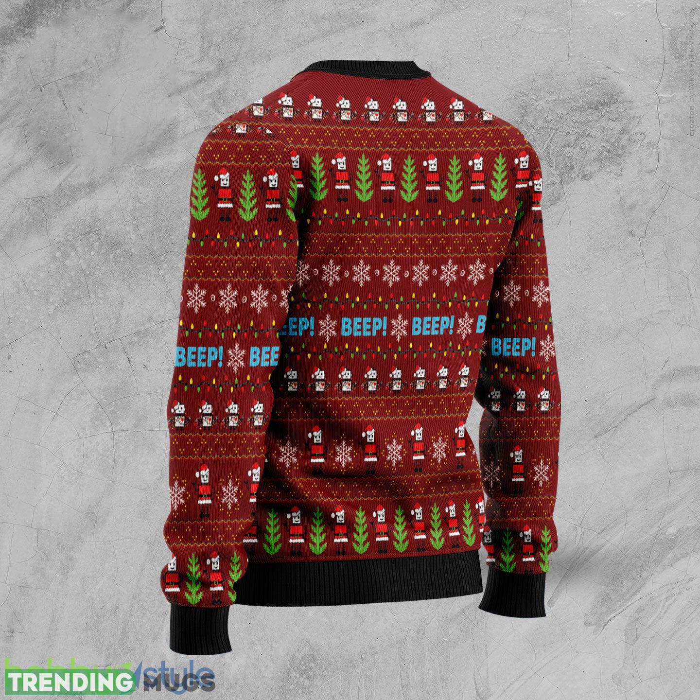 Robot Santa Ugly Christmas Sweater Gift Men Women 3D Sweater Robot Santa Ugly Christmas Sweater Gift Men Women 3D Sweater