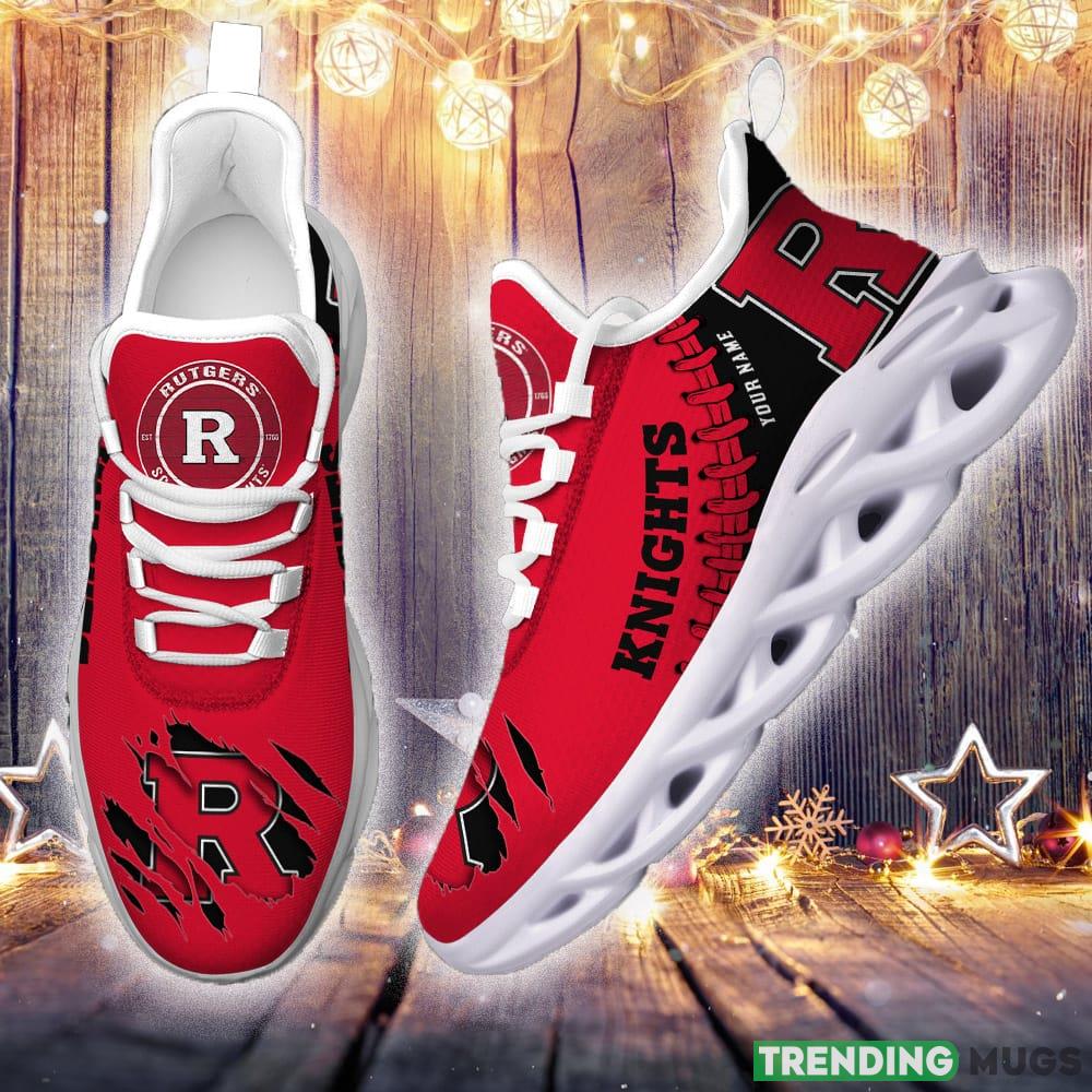 Rutgers Scarlet Knights Custom Name Max Soul Shoes Chunky Sneakers Gift For Fans Max Soul Rutgers Scarlet Knights Custom Name Max Soul Shoes Chunky Sneakers Gift For Fans Max Soul