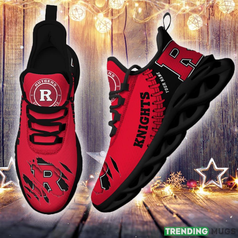 Rutgers Scarlet Knights Custom Name Max Soul Shoes Chunky Sneakers Gift For Fans Max Soul Rutgers Scarlet Knights Custom Name Max Soul Shoes Chunky Sneakers Gift For Fans Max Soul