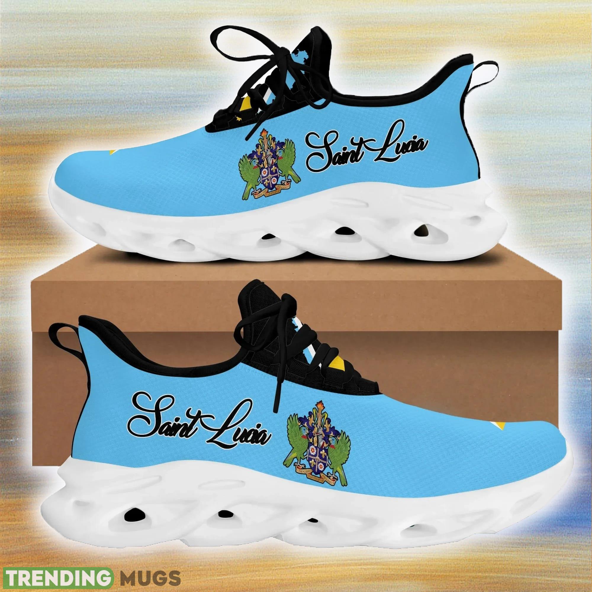 Saint Lucia Max Soul Shoes Unisex Sneakers For Men And Women Gift Max Soul Saint Lucia Max Soul Shoes Unisex Sneakers For Men And Women Gift Max Soul