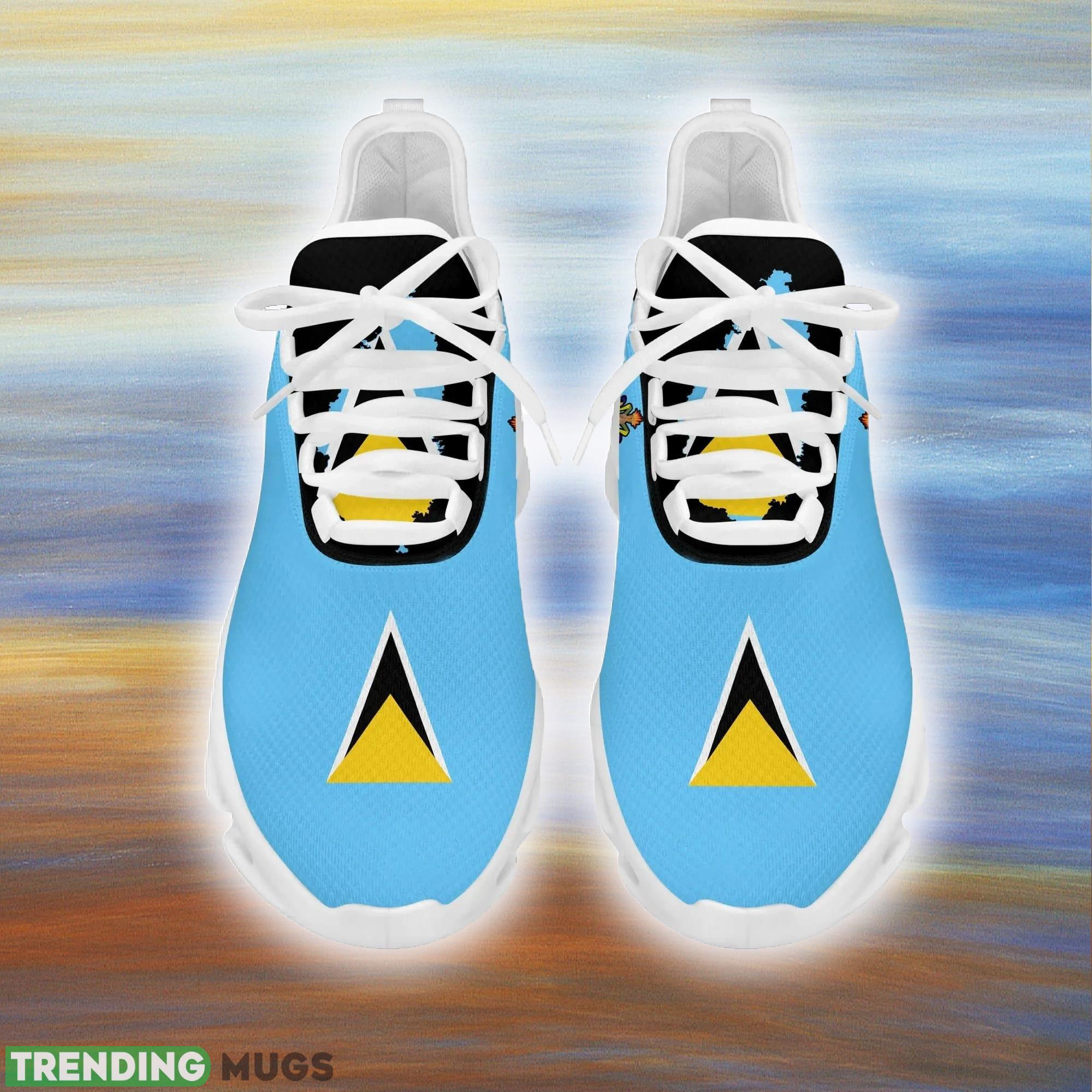 Saint Lucia Max Soul Shoes Unisex Sneakers For Men And Women Gift Max Soul Saint Lucia Max Soul Shoes Unisex Sneakers For Men And Women Gift Max Soul