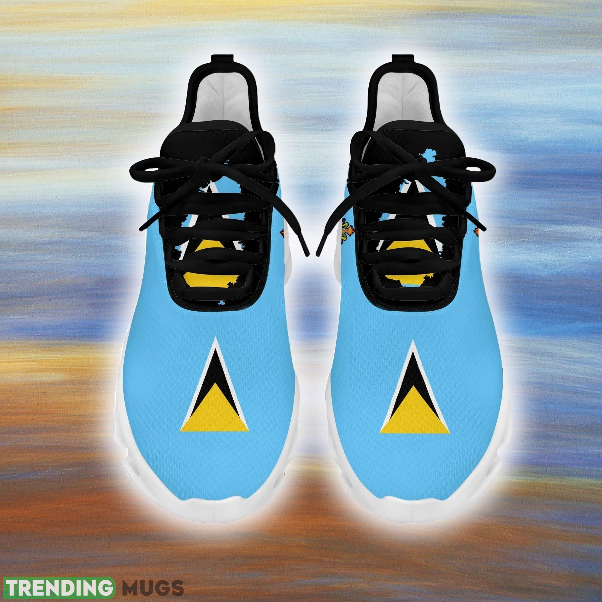 Saint Lucia Max Soul Shoes Unisex Sneakers For Men And Women Gift Max Soul Saint Lucia Max Soul Shoes Unisex Sneakers For Men And Women Gift Max Soul