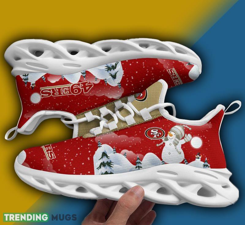 San Francisco 49ers Christmas Max Soul Shoes Emblem Christmas Sneakers Max Soul San Francisco 49ers Christmas Max Soul Shoes Emblem Christmas Sneakers Max Soul