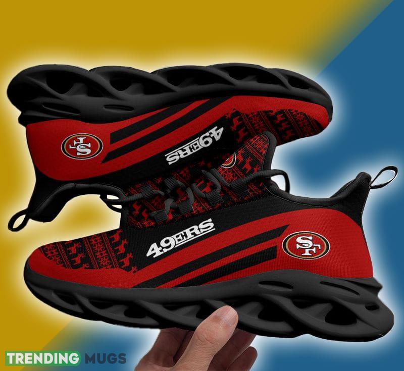 San Francisco 49ers Christmas Pattern Max Soul Shoes Unveil Christmas Sneakers Max Soul San Francisco 49ers Christmas Pattern Max Soul Shoes Unveil Christmas Sneakers Max Soul