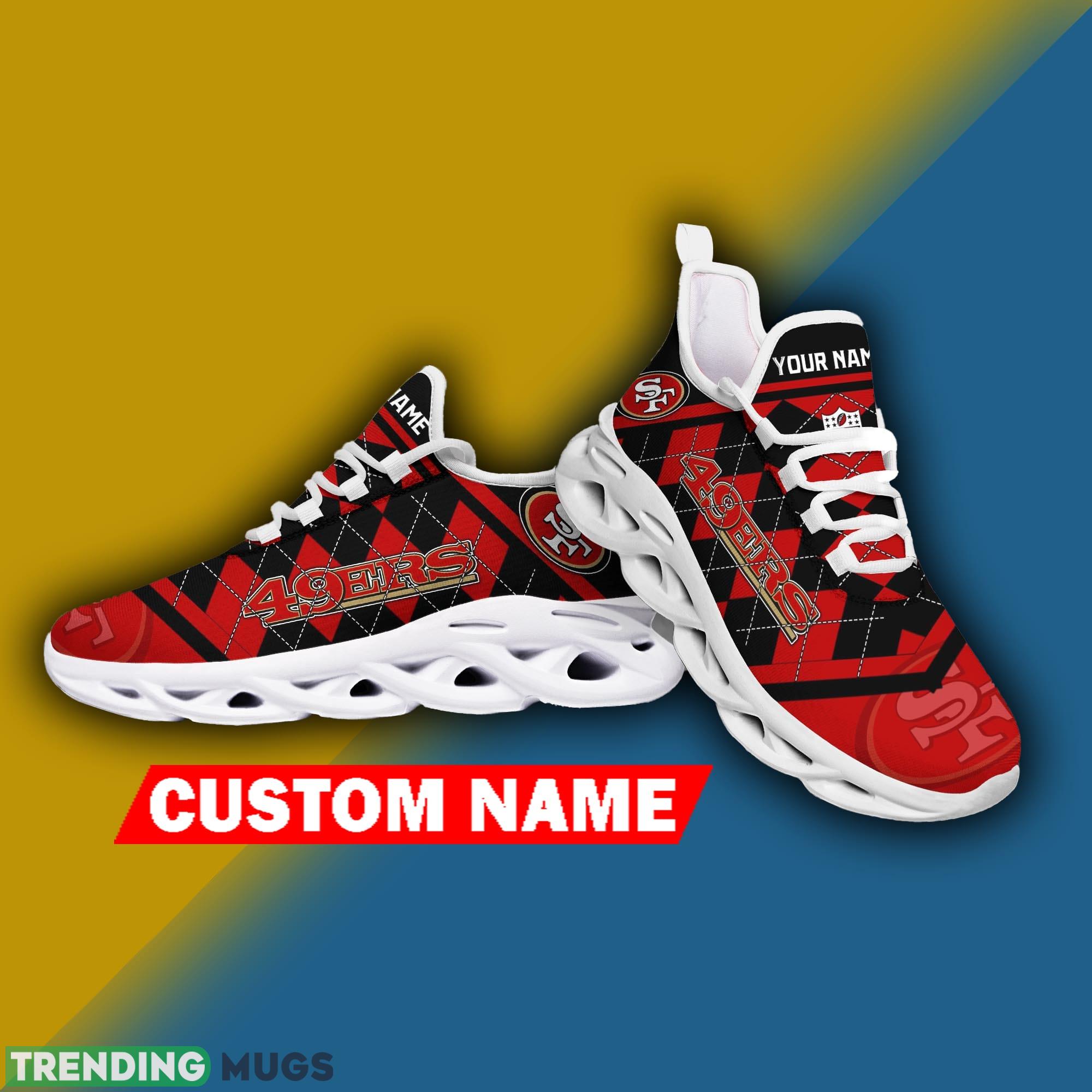 San Francisco 49ers NFL Christmas Sneakers Urban Personalized Max Soul Shoes Max Soul San Francisco 49ers NFL Christmas Sneakers Urban Personalized Max Soul Shoes Max Soul