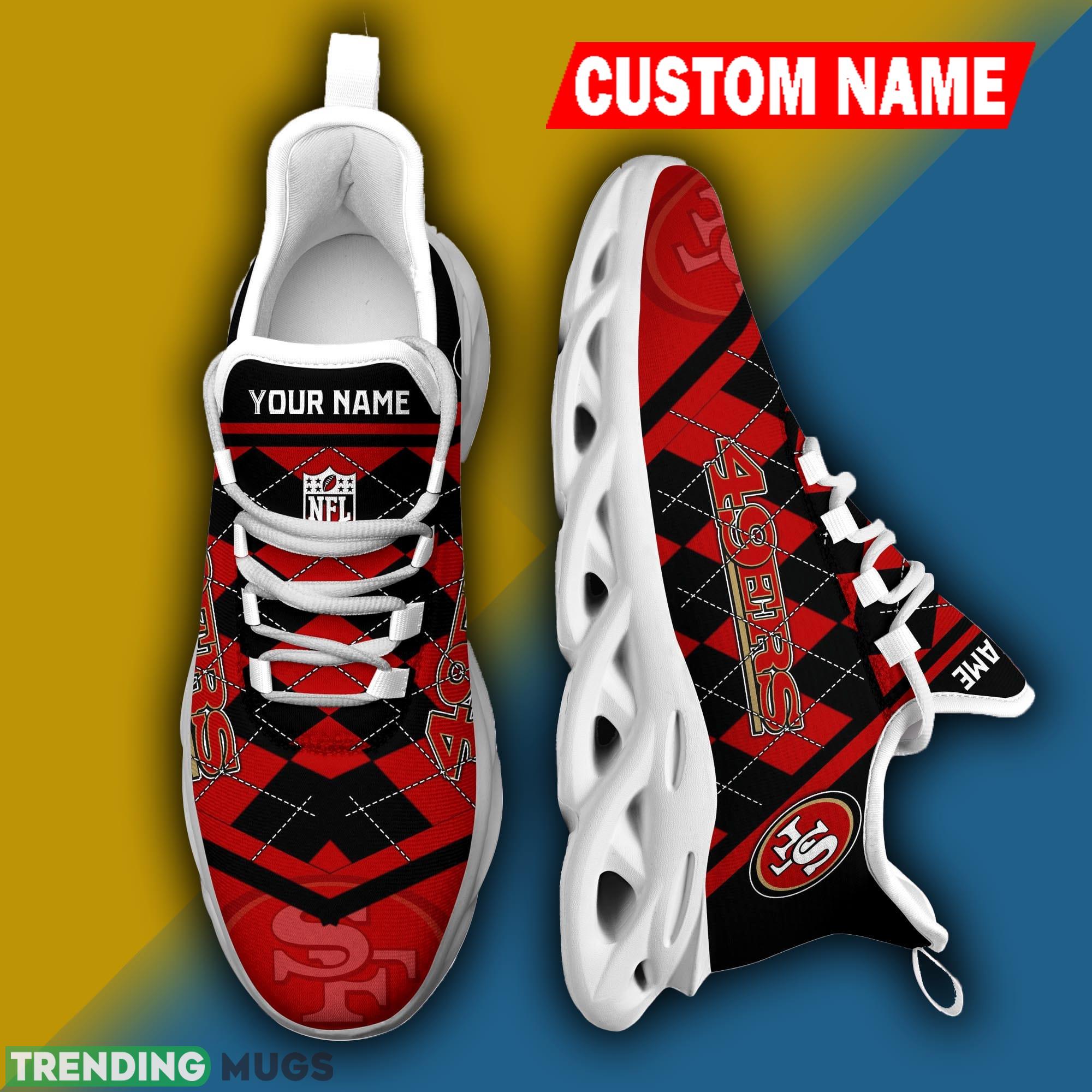 San Francisco 49ers NFL Christmas Sneakers Urban Personalized Max Soul Shoes Max Soul San Francisco 49ers NFL Christmas Sneakers Urban Personalized Max Soul Shoes Max Soul