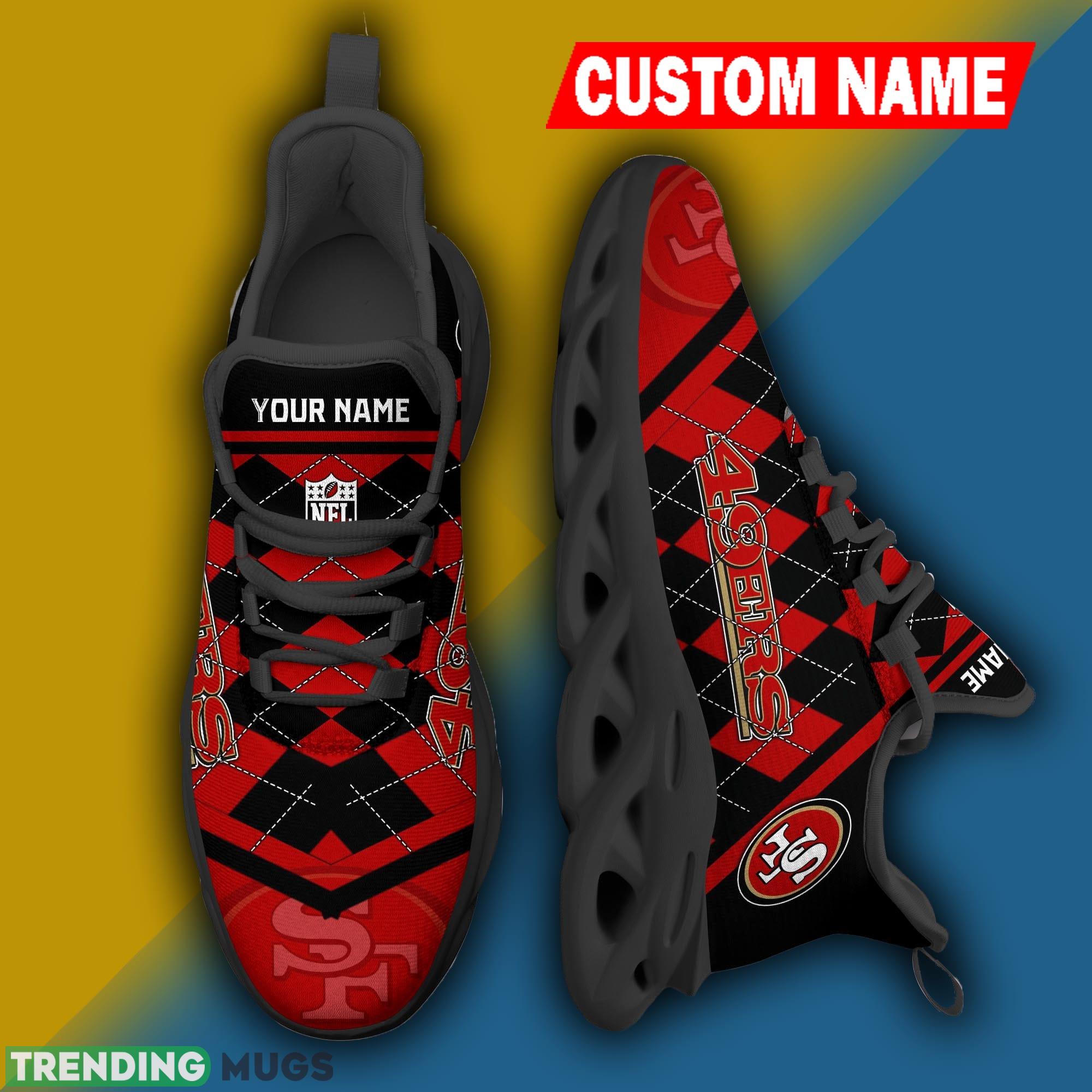 San Francisco 49ers NFL Christmas Sneakers Urban Personalized Max Soul Shoes - San Francisco 49ers NFL Christmas Sneakers Personalized Max Soul Shoes Photo 3 San Francisco 49ers NFL Christmas Sneakers Urban Personalized Max Soul Shoes - San Francisco 49ers NFL Christmas Sneakers Personalized Max Soul Shoes Photo 3