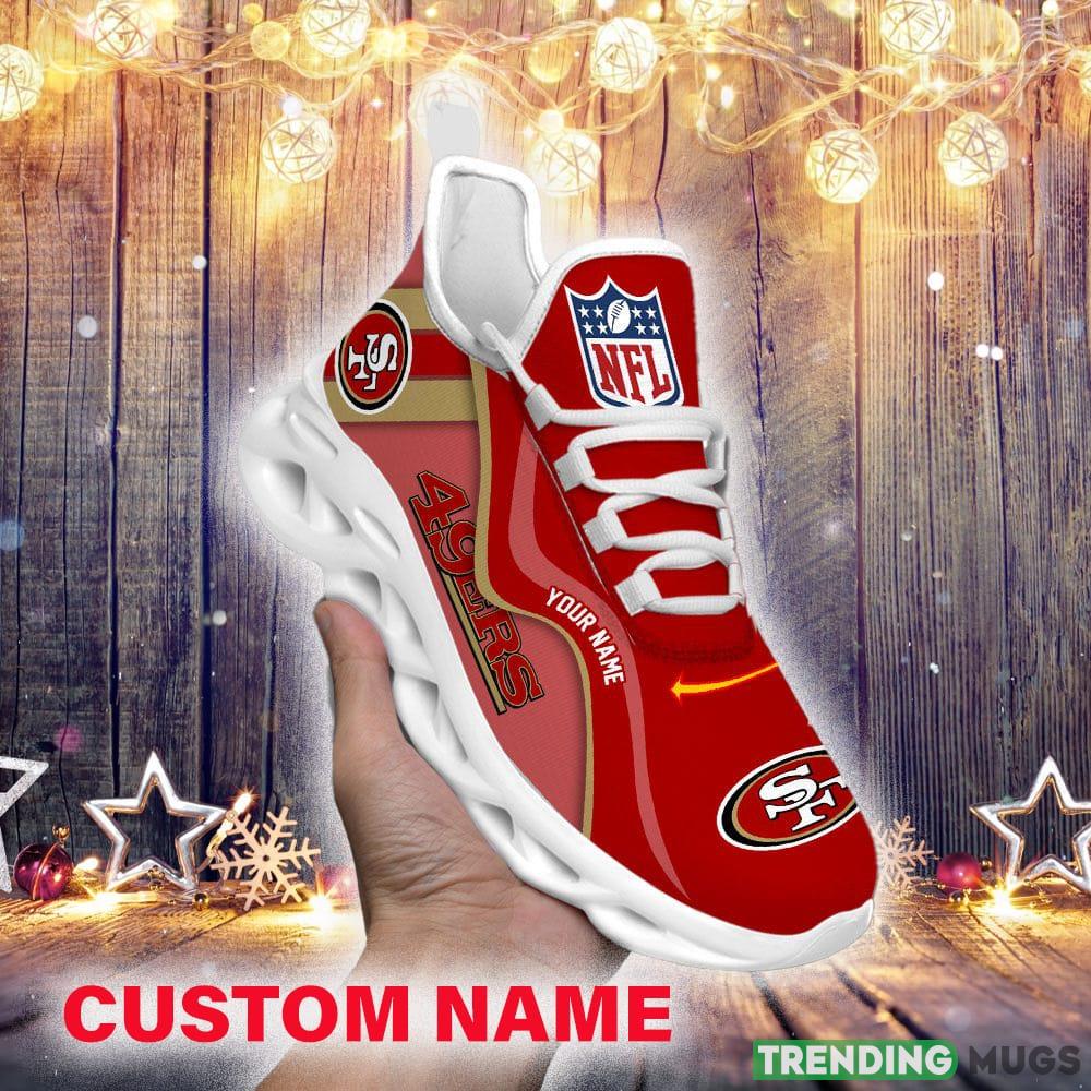 San Francisco 49ers NFL Custom Name Unique Max Soul Shoes Gift For Fans Running Sneaker Max Soul San Francisco 49ers NFL Custom Name Unique Max Soul Shoes Gift For Fans Running Sneaker Max Soul