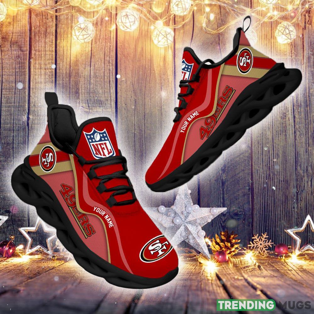 San Francisco 49ers NFL Custom Name Unique Max Soul Shoes Gift For Fans Running Sneaker Max Soul San Francisco 49ers NFL Custom Name Unique Max Soul Shoes Gift For Fans Running Sneaker Max Soul