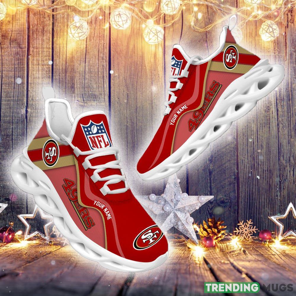 San Francisco 49ers NFL Custom Name Unique Max Soul Shoes Gift For Fans Running Sneaker Max Soul San Francisco 49ers NFL Custom Name Unique Max Soul Shoes Gift For Fans Running Sneaker Max Soul