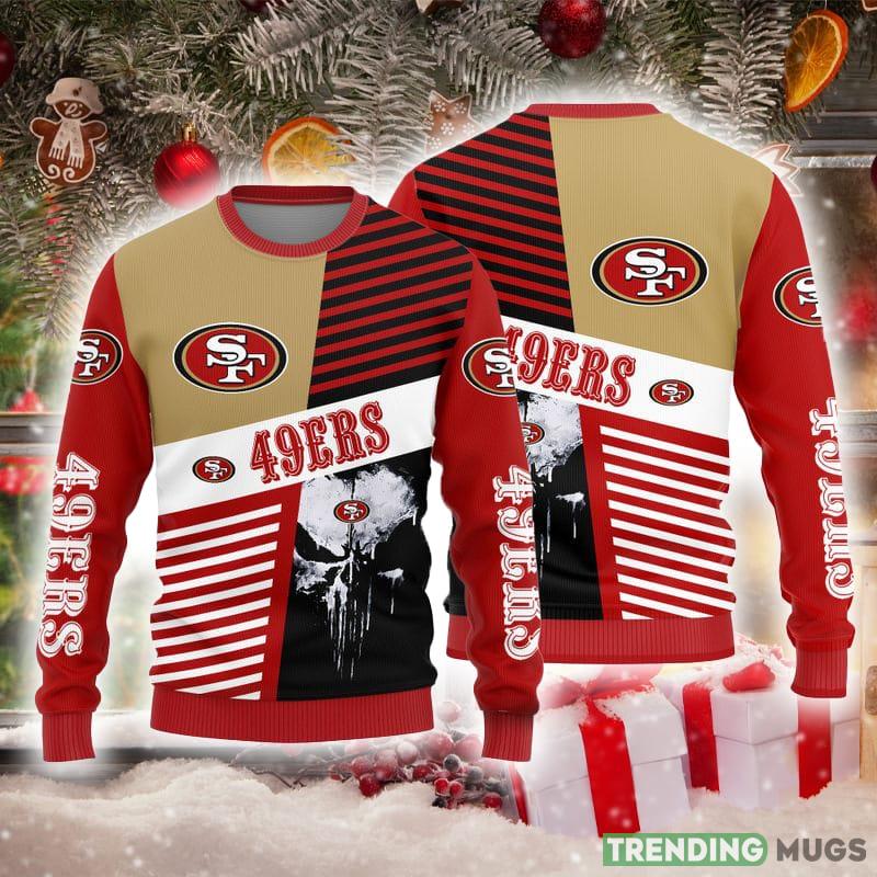 San Francisco 49ers Skull Pattern Knitted Ugly Christmas Sweater AOP Gift For Men And Women - San Francisco 49ers Skull Pattern Knitted Ugly Christmas Sweater AOP Gift For Men And Women San Francisco 49ers Skull Pattern Knitted Ugly Christmas Sweater AOP Gift For Men And Women - San Francisco 49ers Skull Pattern Knitted Ugly Christmas Sweater AOP Gift For Men And Women