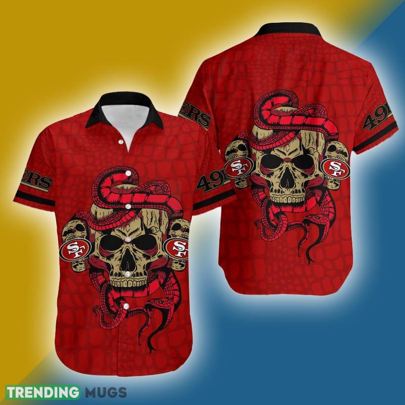 San Francisco 49ers Snake And Skull Octopus Hawaiian Shirt Gift For Halloween - San Francisco 49ers Snake And Skull Octopus Hawaiian Shirt Gift For Halloween San Francisco 49ers Snake And Skull Octopus Hawaiian Shirt Gift For Halloween - San Francisco 49ers Snake And Skull Octopus Hawaiian Shirt Gift For Halloween